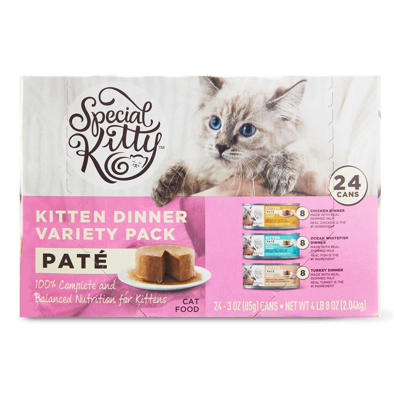 Special Kitty Kitten Dinner Variety Pack Pate Cat Food - Healthber