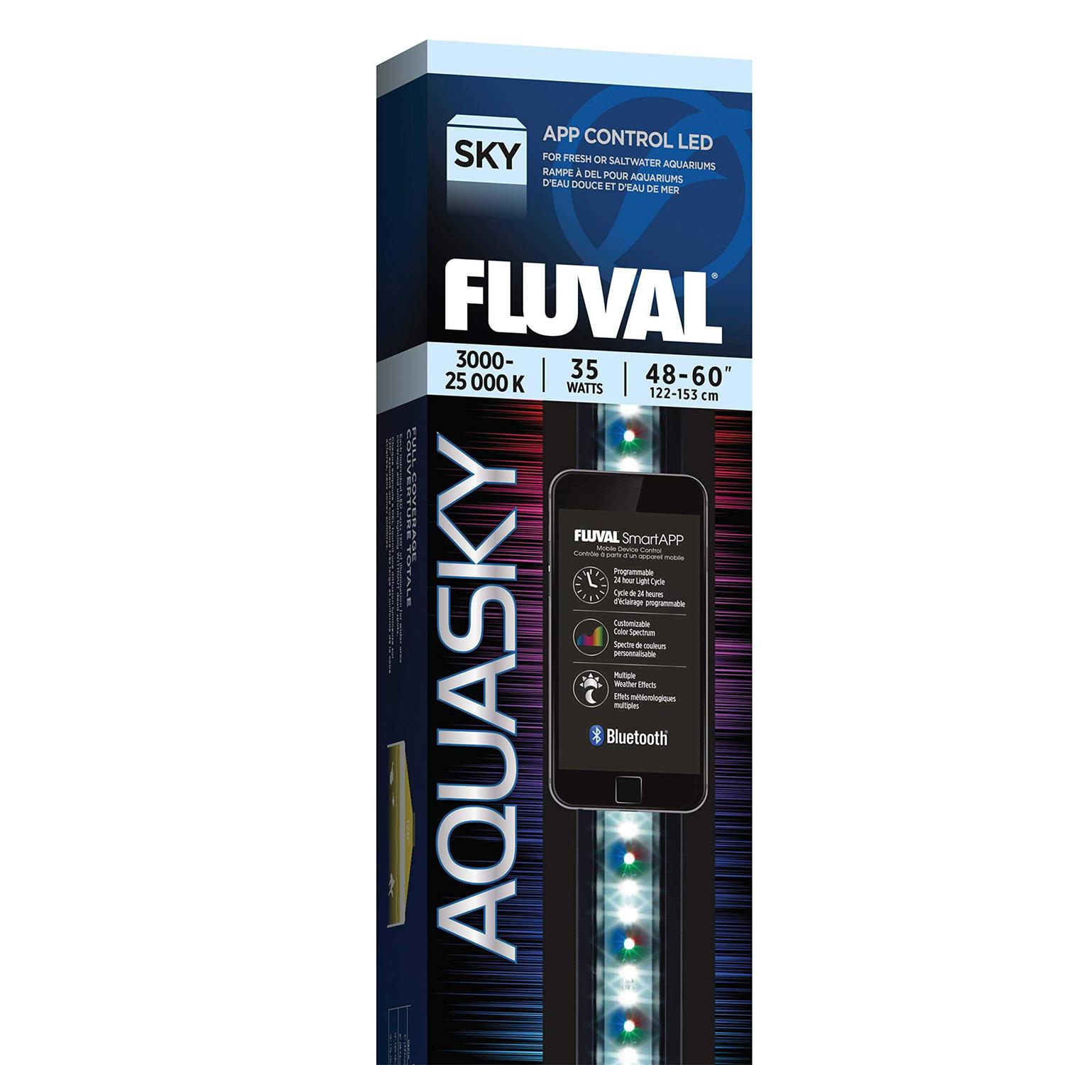 Fluval Aquasky Bluetooth LED Aquarium Light - Healthber