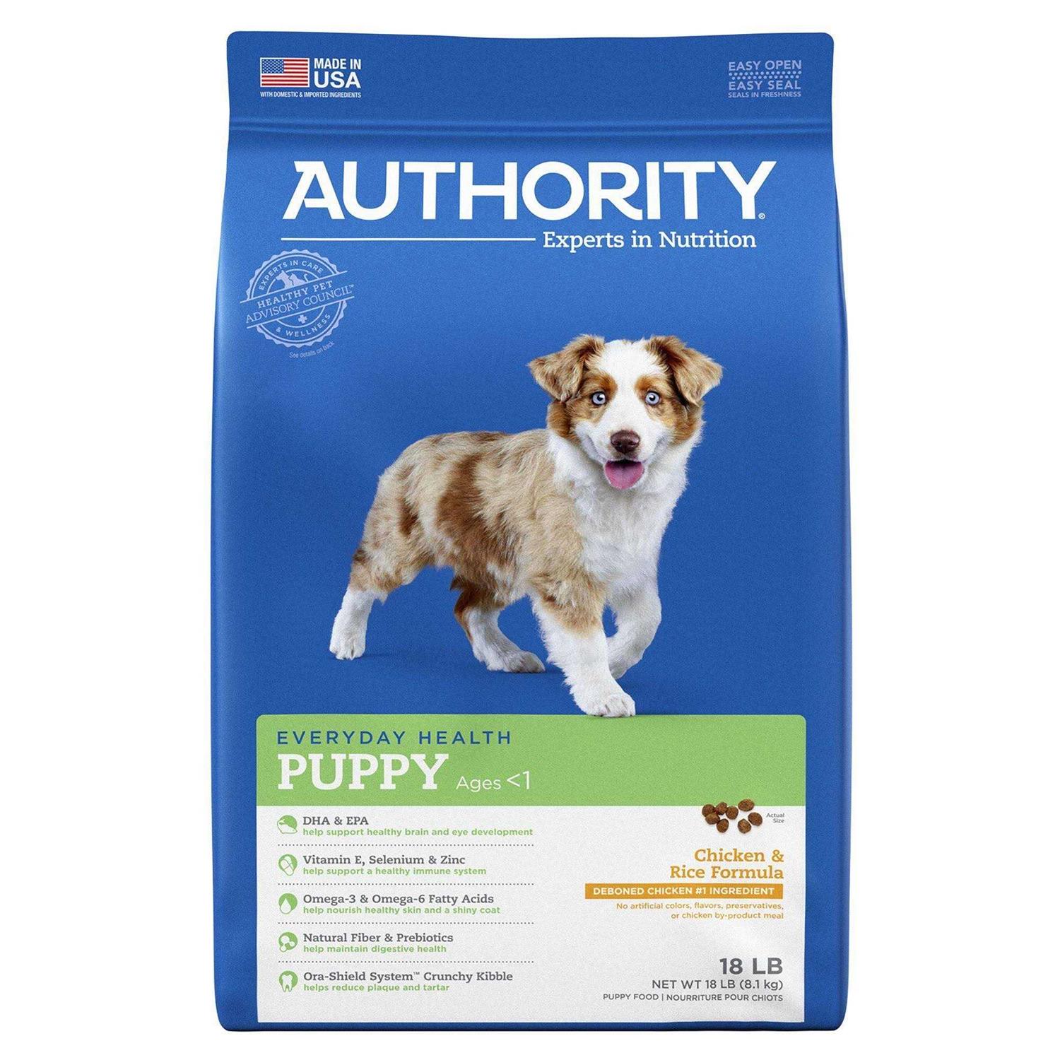 Authority Everyday Health Puppy Dry Dog Food - Healthber