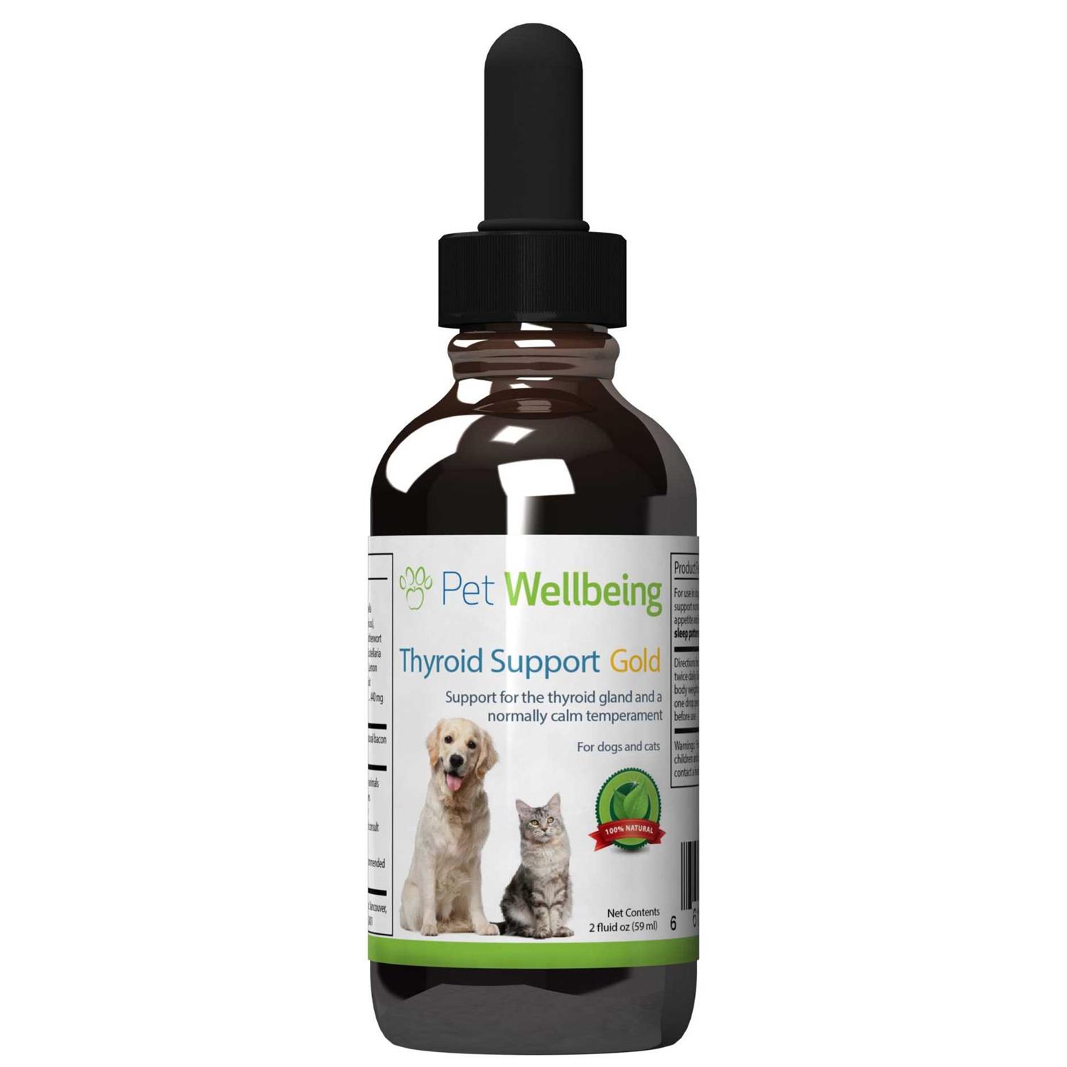 Pet Wellbeing Thyroid Support Gold for Cats - Healthber