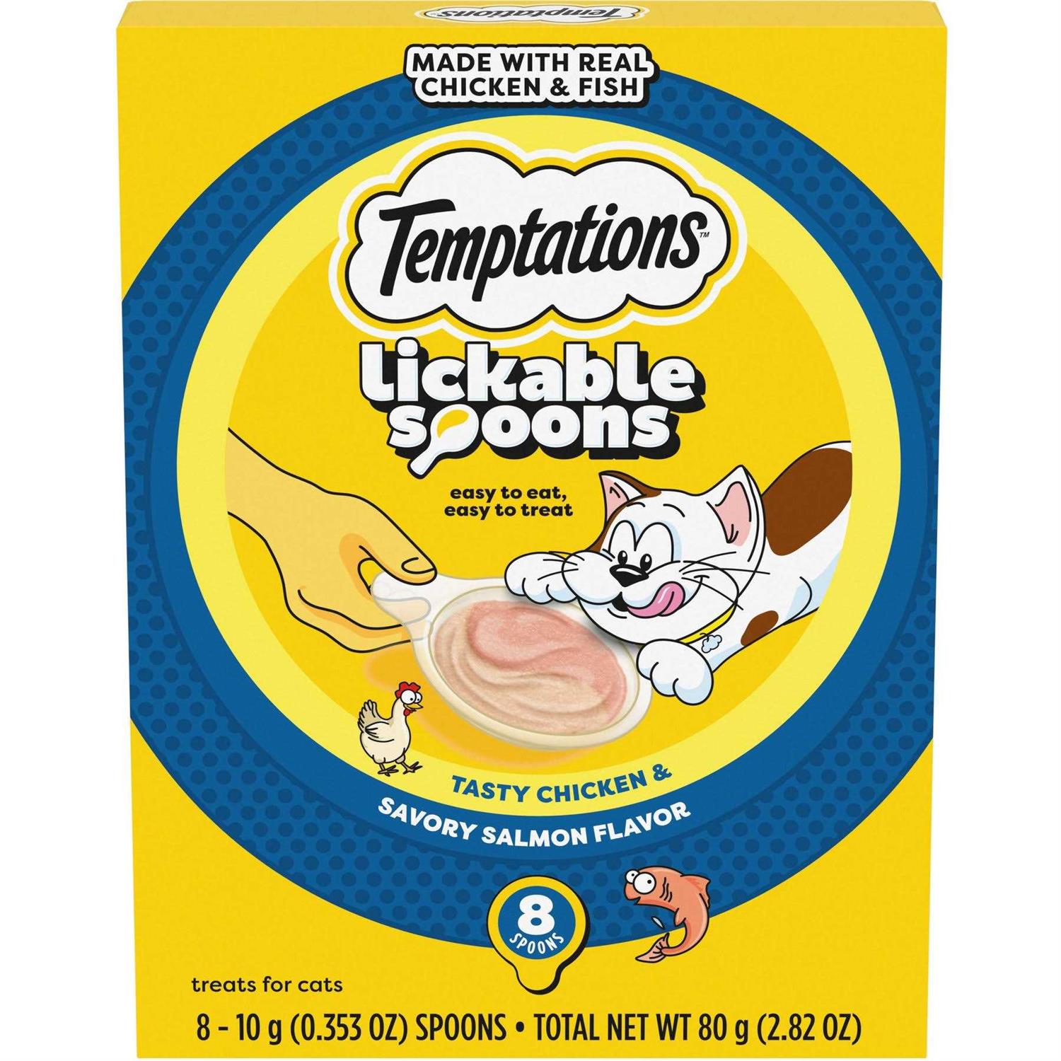 Temptations Lickable Spoons Cat Treats - Healthber