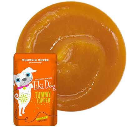 Tiki Dog Tummy Topper Pumpkin Ginger - Healthber
