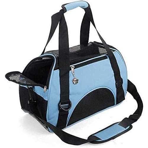 ZaneSun Cat Carrier,Soft-Sided Pet Travel Carrier for Cats,Dogs Puppy Comfort Portable Foldable Pet Bag Airline Approved - Healthber