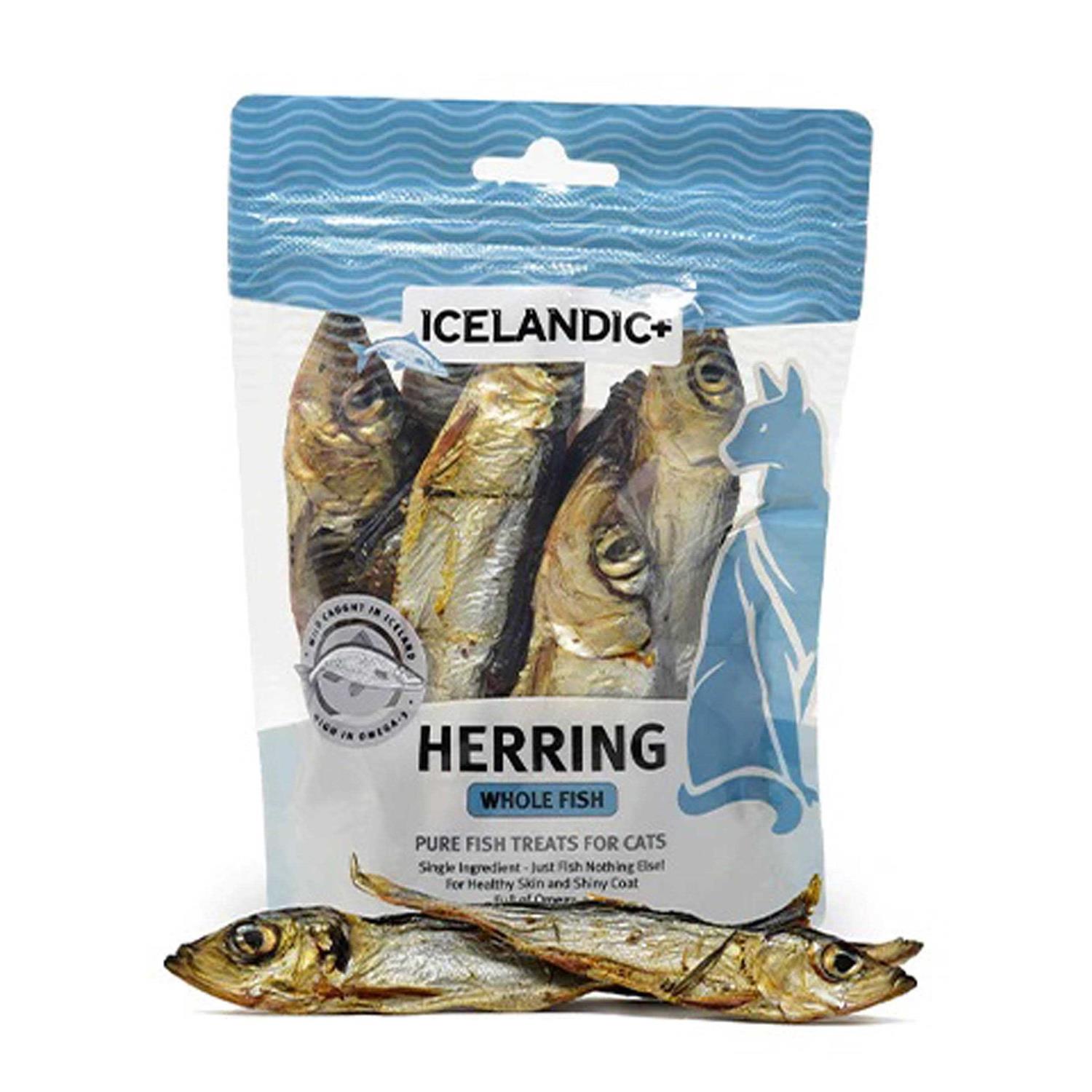 Icelandic+ Herring Whole Fish Cat Treats - Healthber