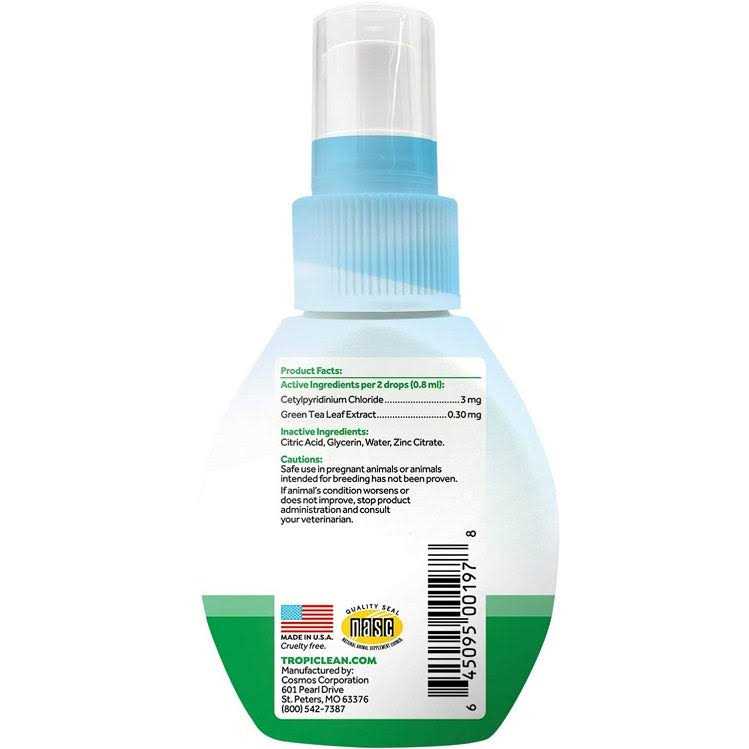 TropiClean Fresh Breath Drops - Healthber
