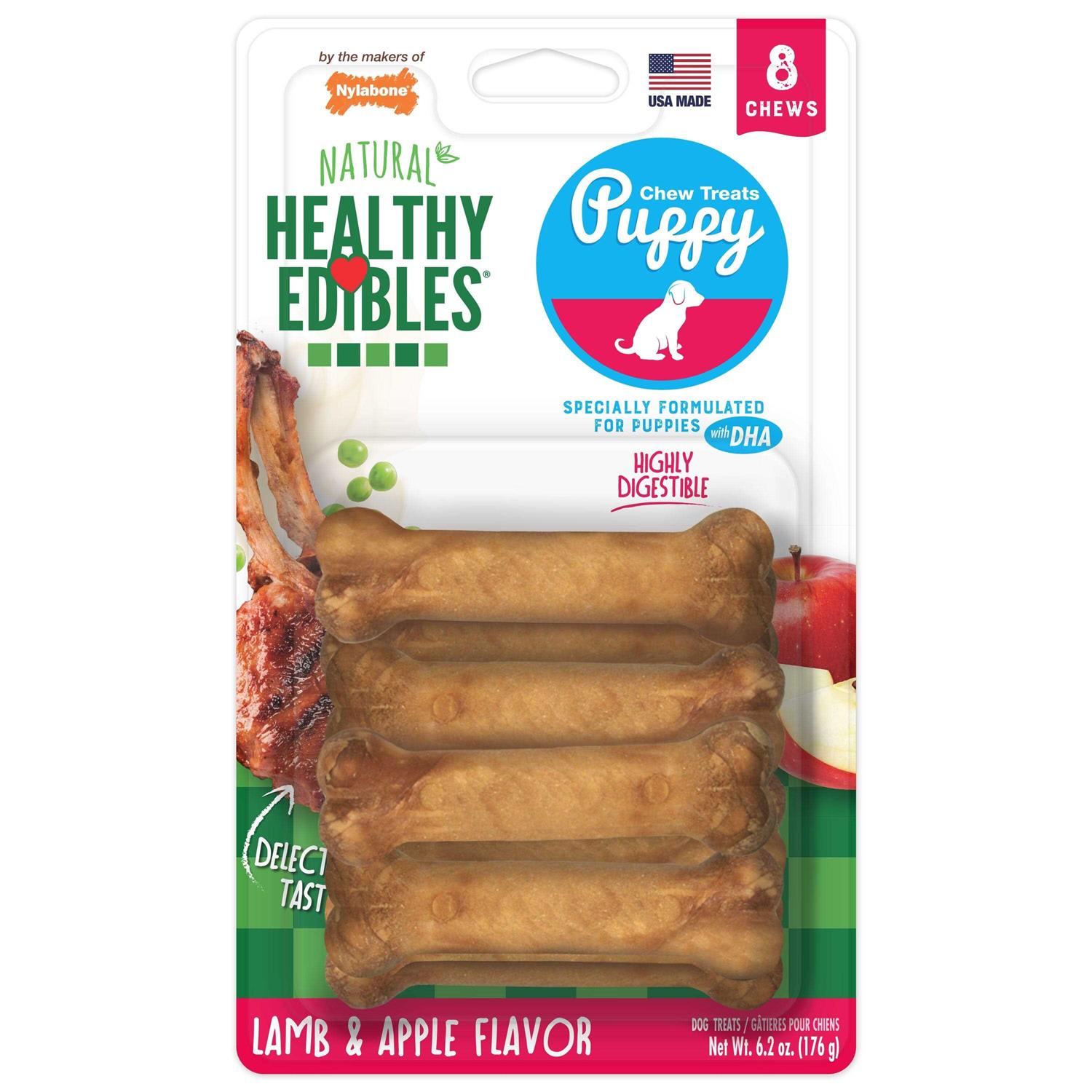 Nylabone Healthy Edibles Puppy Chew Treats - Healthber
