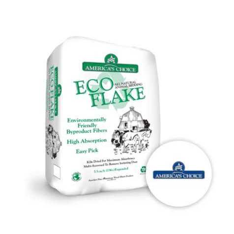 America’s Choice Eco Flake 5.5 cu ft Wood Animal Bedding 0P2ECOAC - Healthber