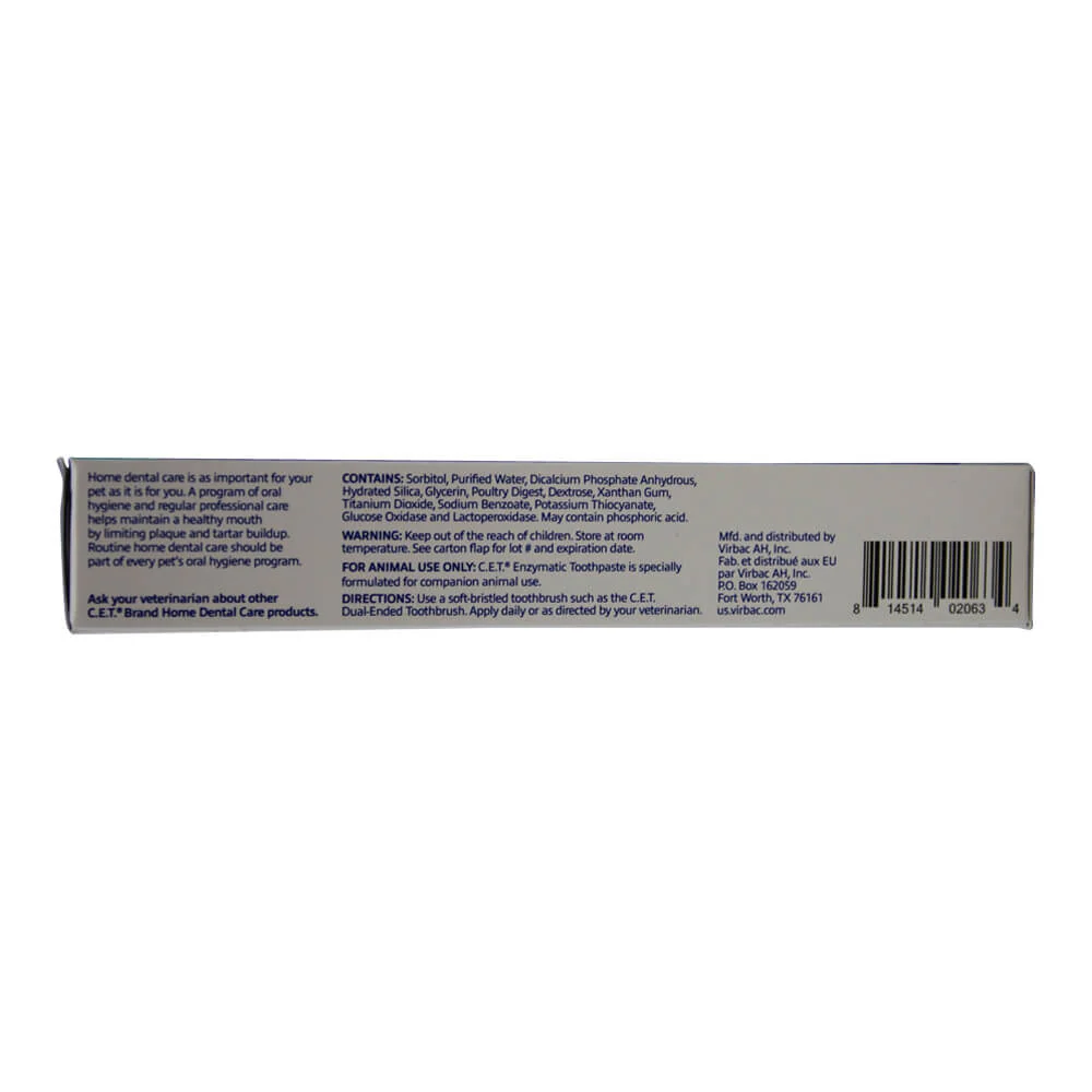 Virbac C.E.T. Enzymatic Pet Toothpaste for Dogs & Cats - Healthber