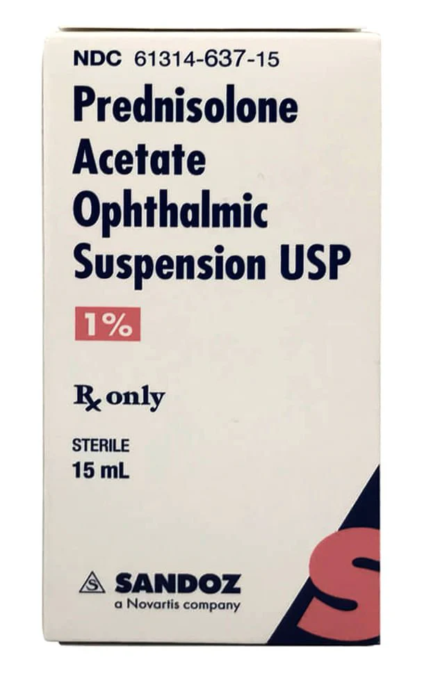 Rx Prednisolone Acetate (Generic) Ophthalmic Suspension for Horses & Dogs, 15 mL - Healthber