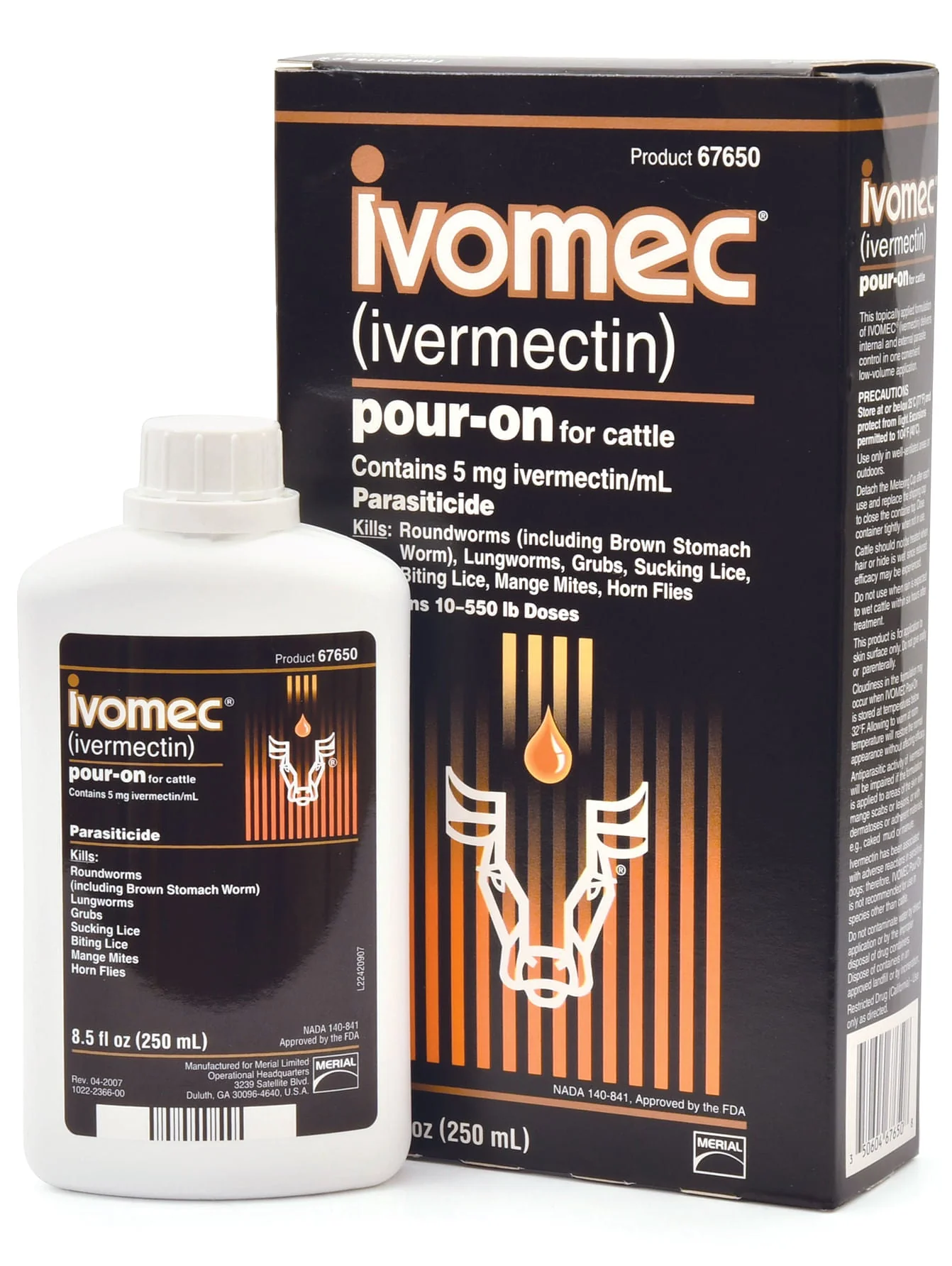 Ivomec Pour-On Cattle Wormer - Healthber