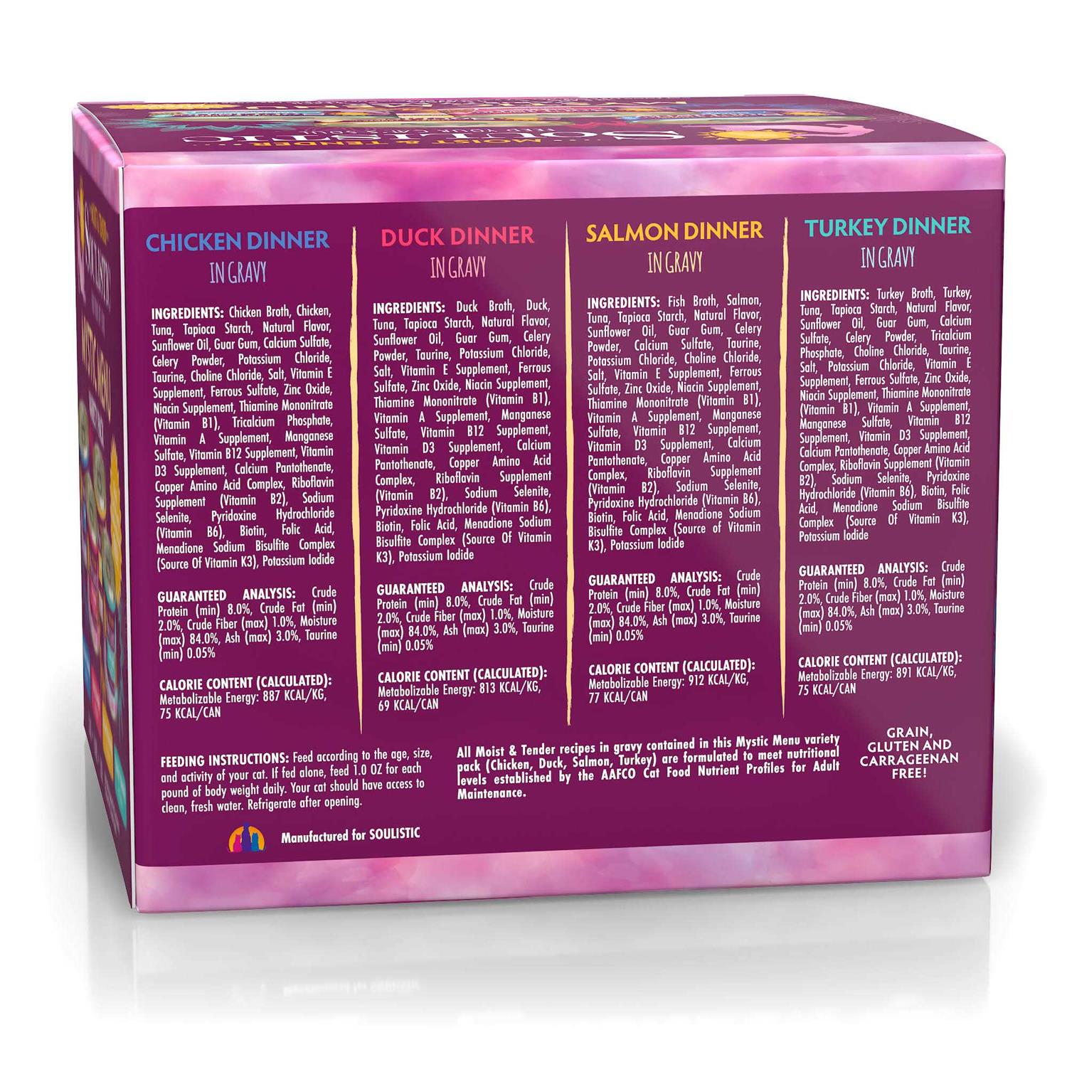 Soulistic Mystic Menu Moist & Tender Cat Food - Healthber