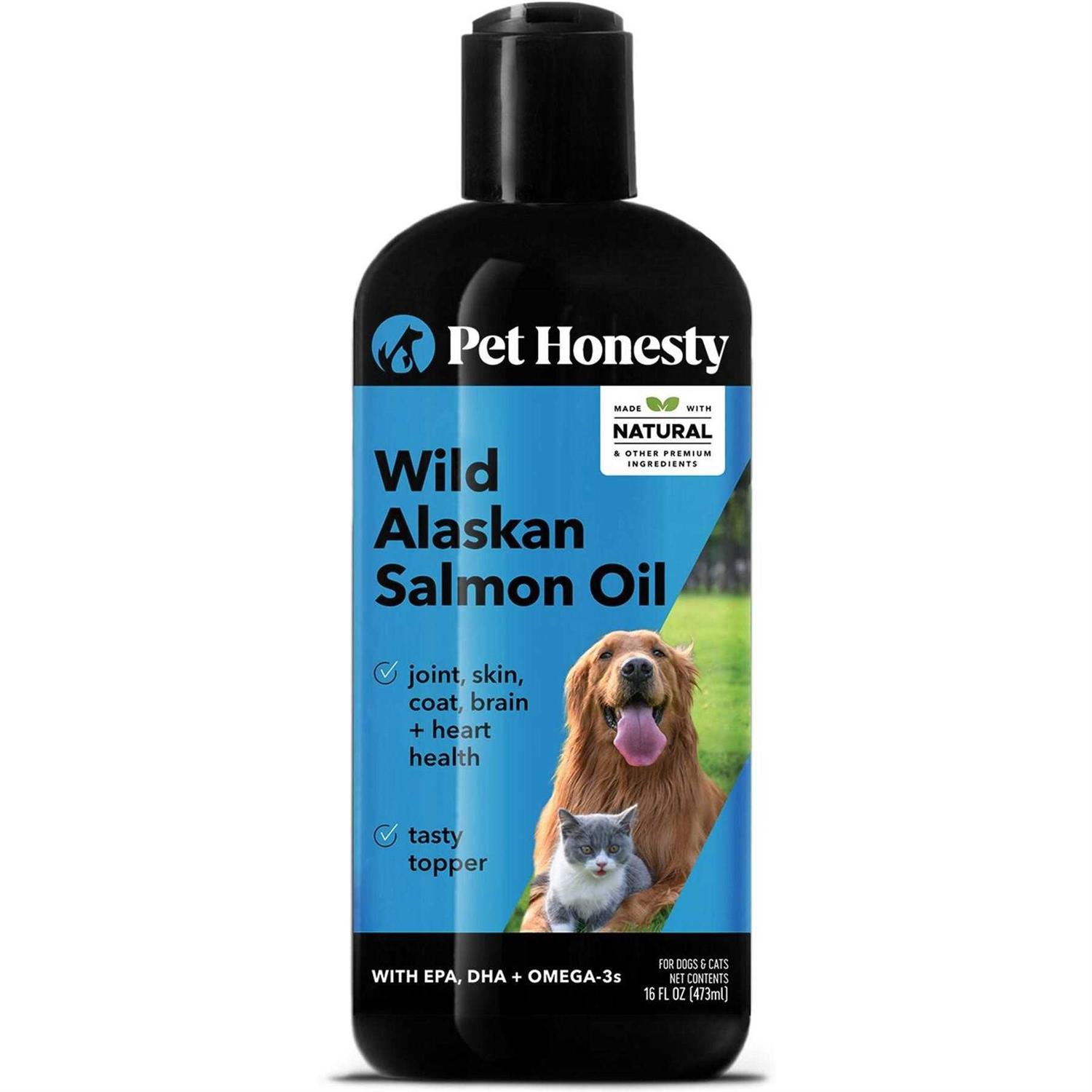 Pet Honesty Wild Alaskan Salmon Oil for Dogs & Cats - Healthber