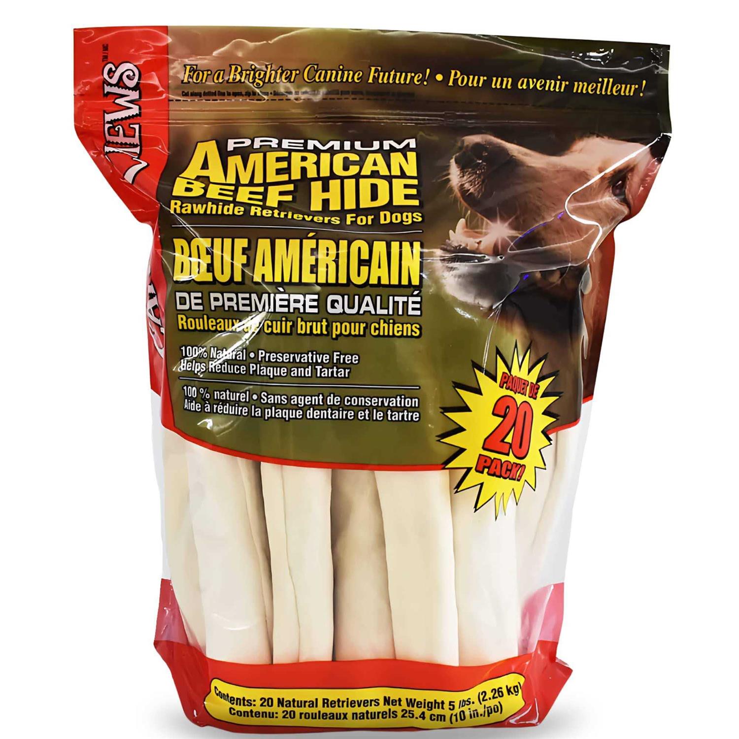 Canine Chews 10-11 Dog Rawhide Retriever Rolls Dog Rawhide Chews - Healthber