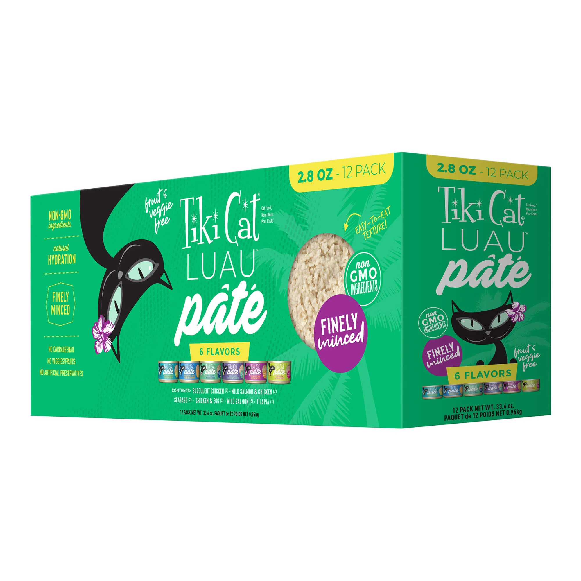 Tiki Cat Luau Pat�� Wet Cat Food, Variety Pack - Healthber