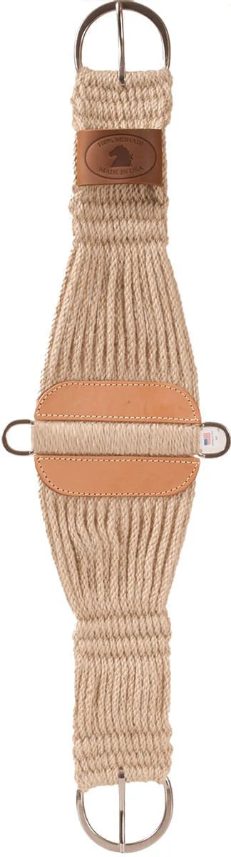 Mustang 100% Mohair Lonestar Roper Cinch, Natural - Healthber