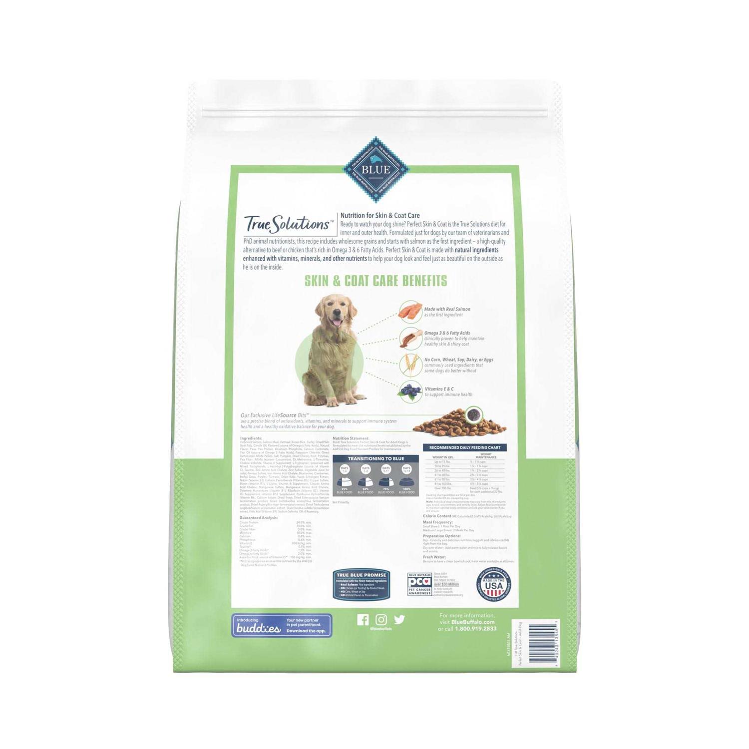 Blue Buffalo True Solutions Perfect Skin & Coat Dog Food - Healthber