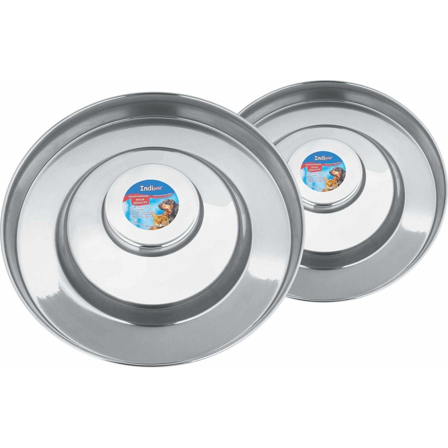 Indipets Stainless Steel Puppy Saucer - Healthber