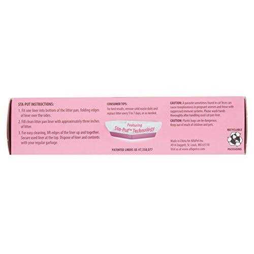 Alfapet Kitty Cat Litter box Disposable Elastic Liners For Large - Healthber