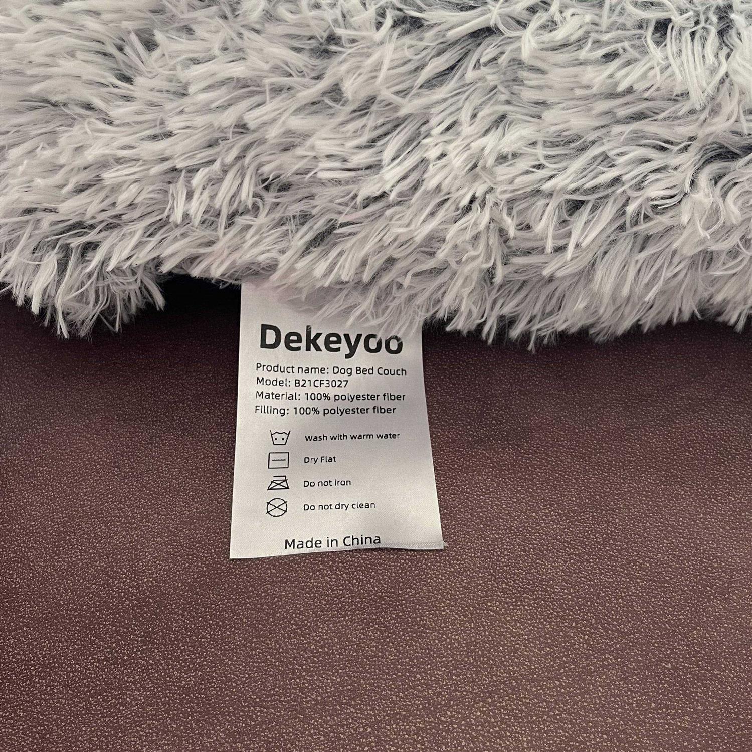 Dekeyoo Pet Couch Protector Waterproof Calming Dog Bed Plush Dog Mat Dog Sofa - Healthber
