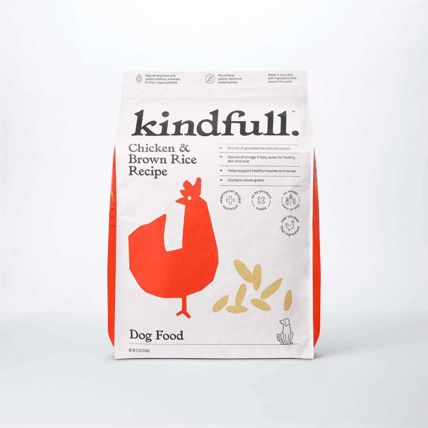 Kindfull Chicken and Brown Rice Recipe Dry Dog Food - Healthber