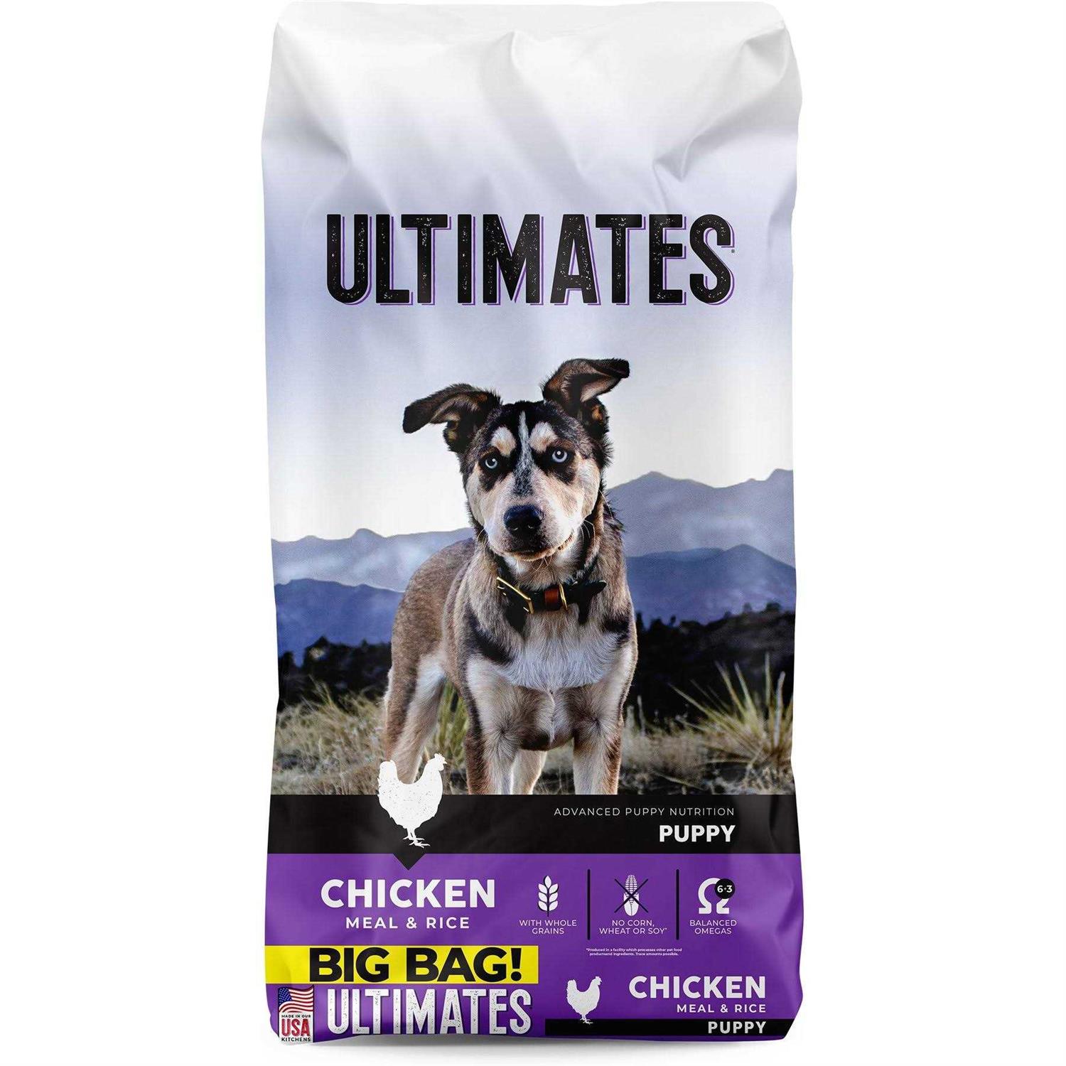 Ultimates Puppy Chicken Meal & Rice Dry Dog Food - Healthber