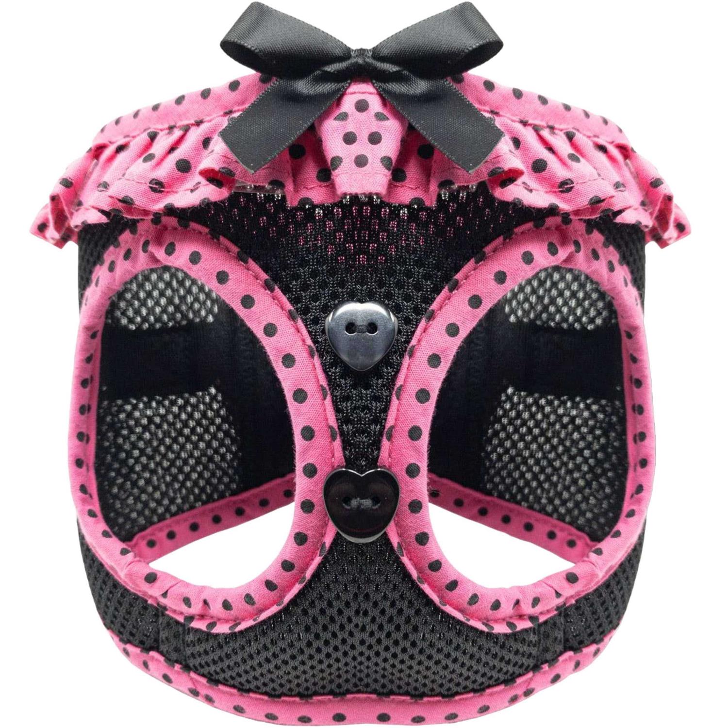 American River Choke Free Dog Harness Polka Dot - Healthber