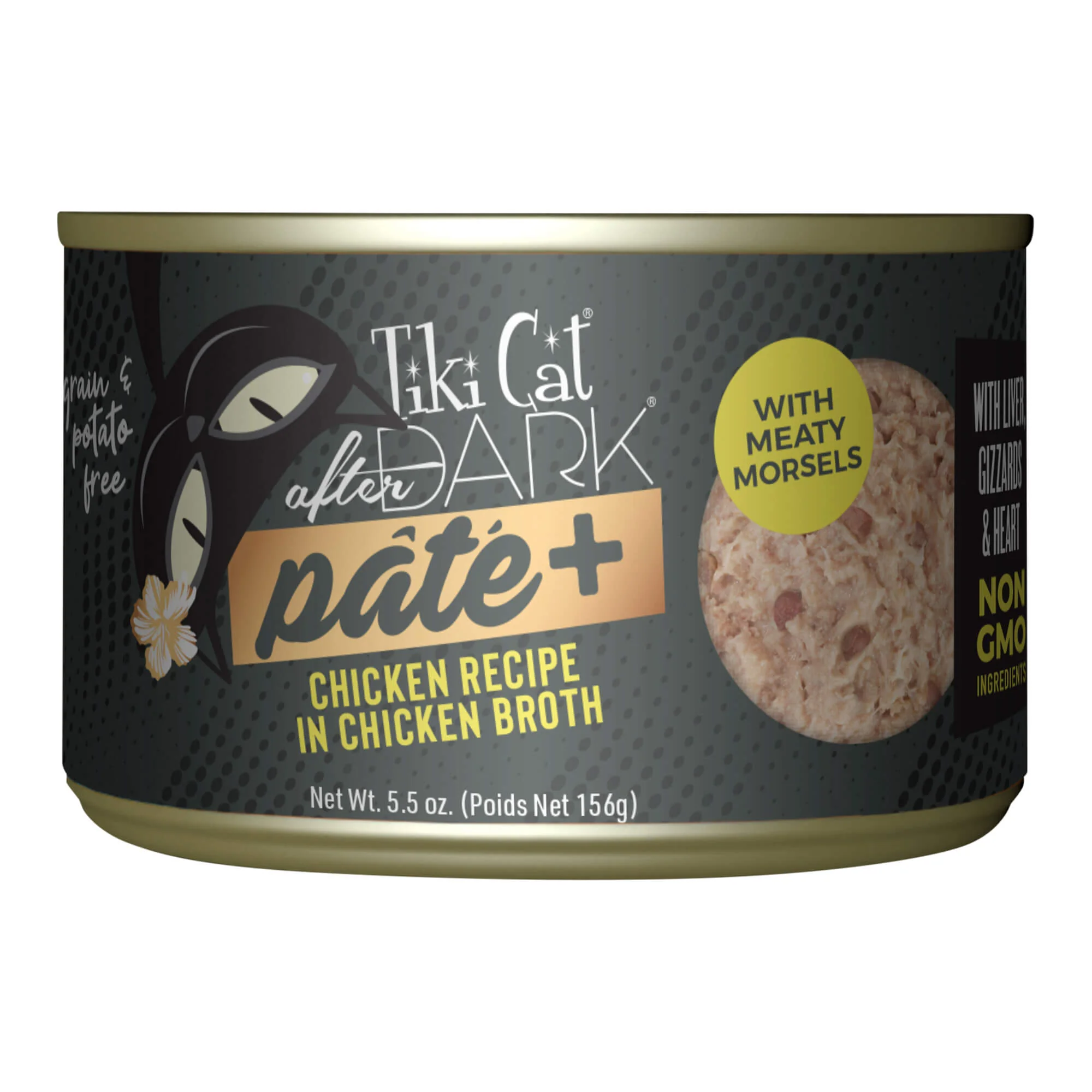 Tiki Cat After Dark Pate+ Wet Cat Food, Chicken - Healthber