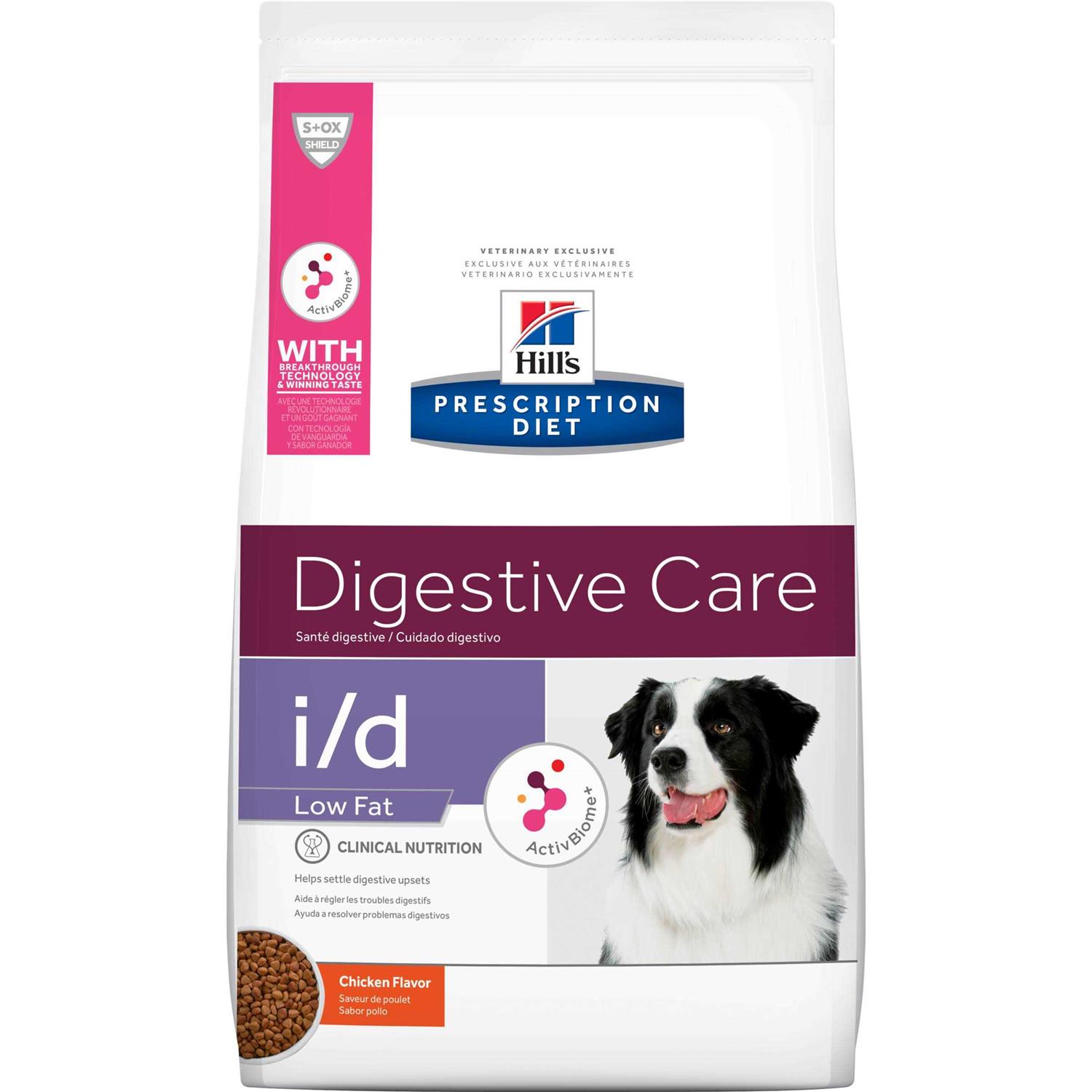 Hill’s Prescription Diet i/d Digestive Care Low Fat Chicken Flavor Dry Dog Food - Healthber