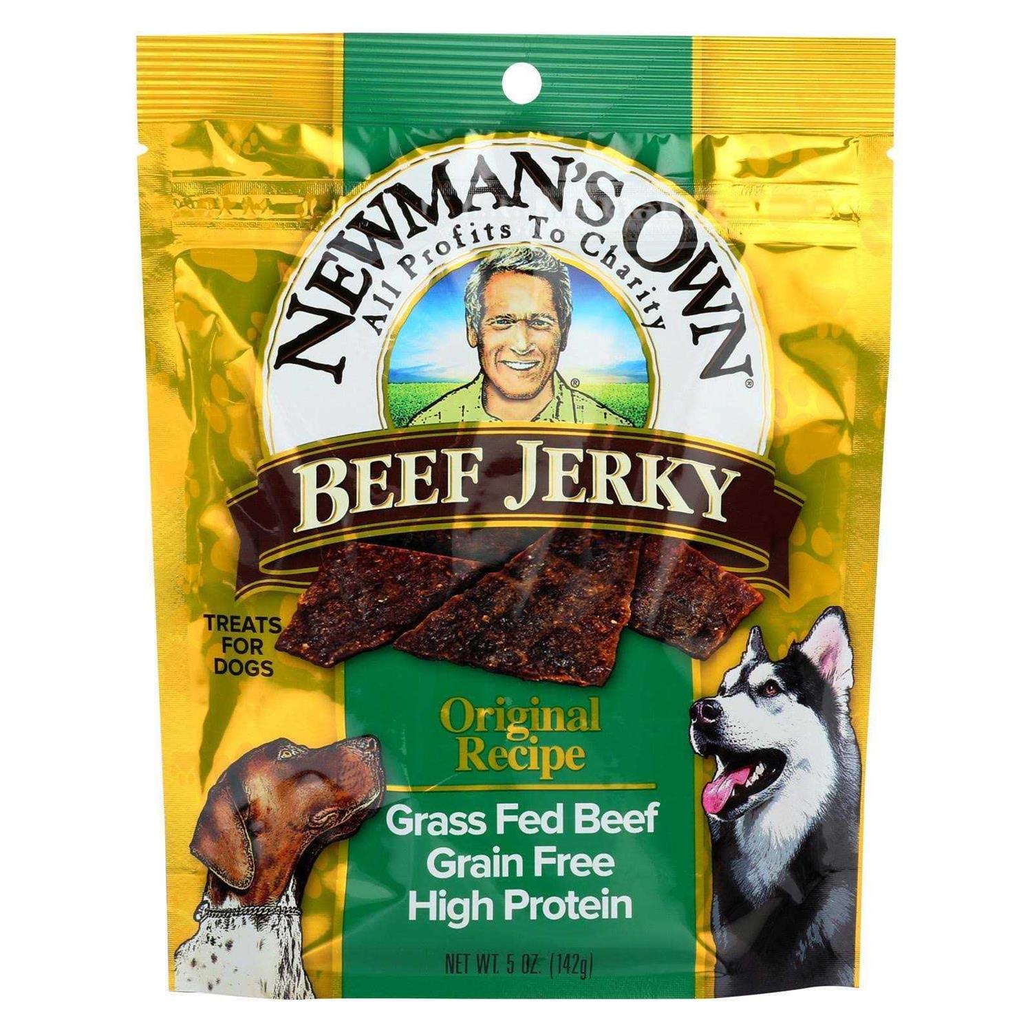 Newman’s Own Beef Jerky Treats for Dogs - Healthber