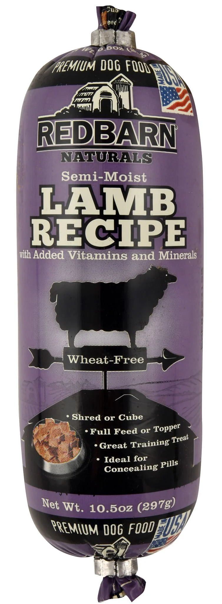 Redbarn Naturals Lamb Recipe Dog Food Roll - Healthber