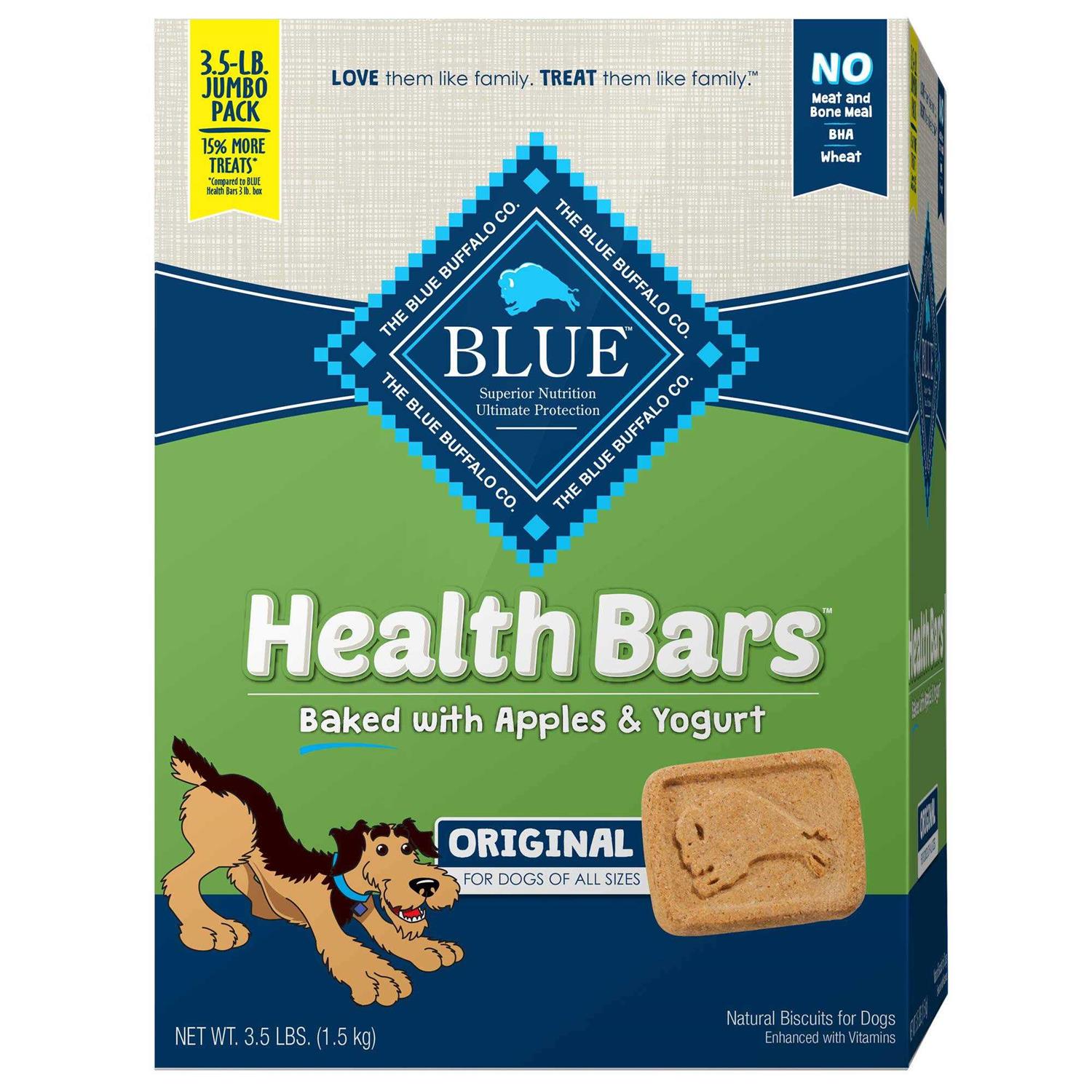 Blue Buffalo Health Bars Biscuits Dog - Healthber