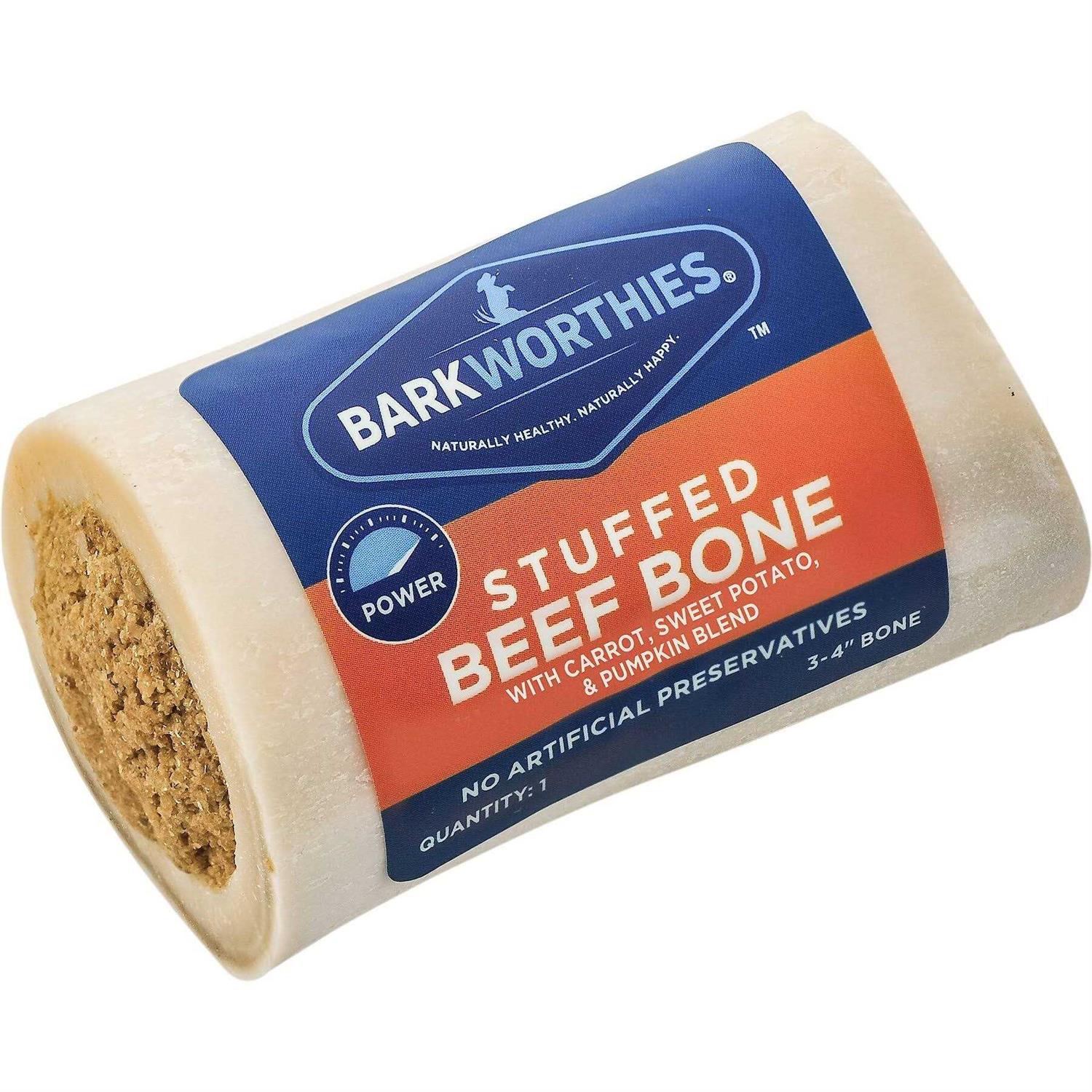 Barkworthies Shin Bone Stuffed - Healthber