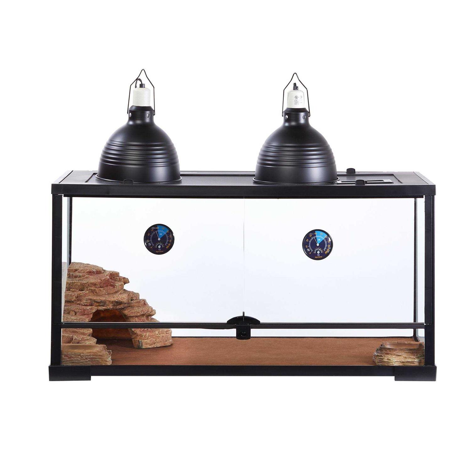 Thrive Front Double Door Opening Terrarium Desert Essentials Kit - Healthber