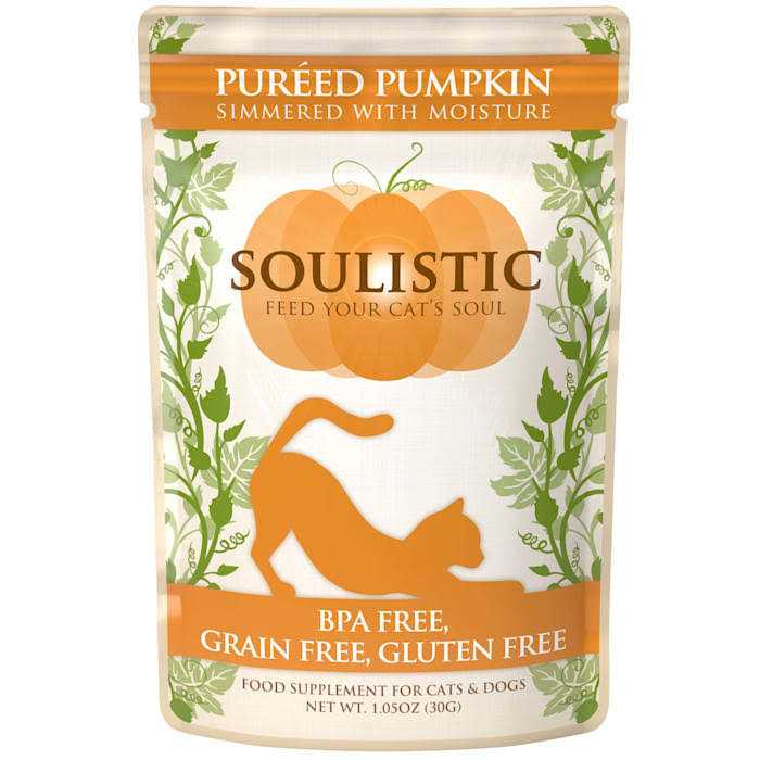 Soulistic Pureed Pumpkin Food Supplement for Cats & Dogs - Healthber