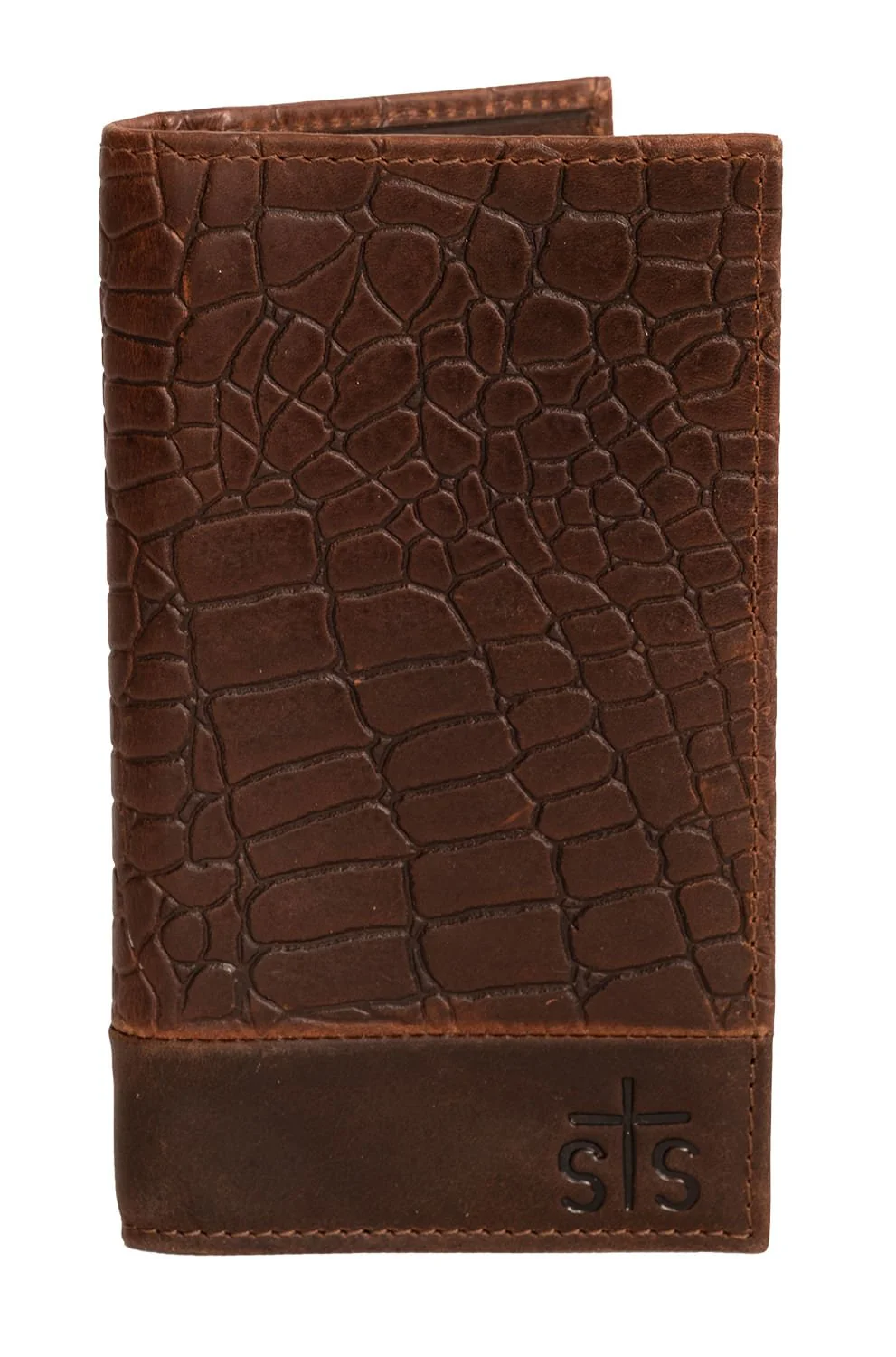 STS Men's Croc Long Bifold Wallet - Healthber