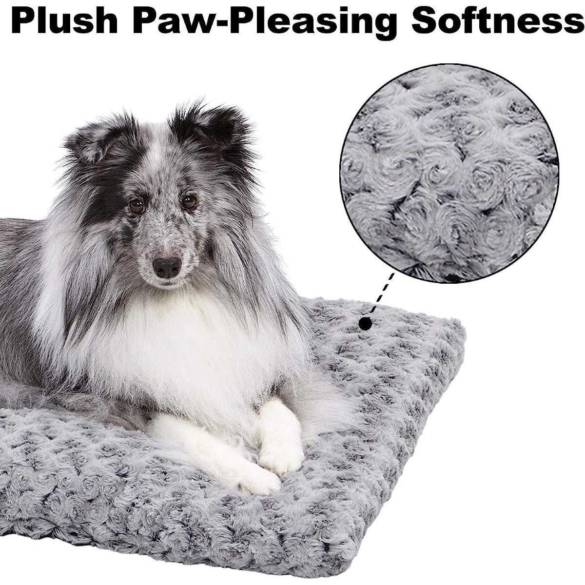 Midwest Quiet Time Ombre Swirl Mocha Pet Bed - Healthber