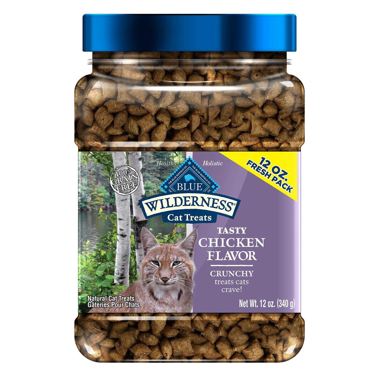 Blue Buffalo Wilderness Crunchy Cat Treats - Healthber