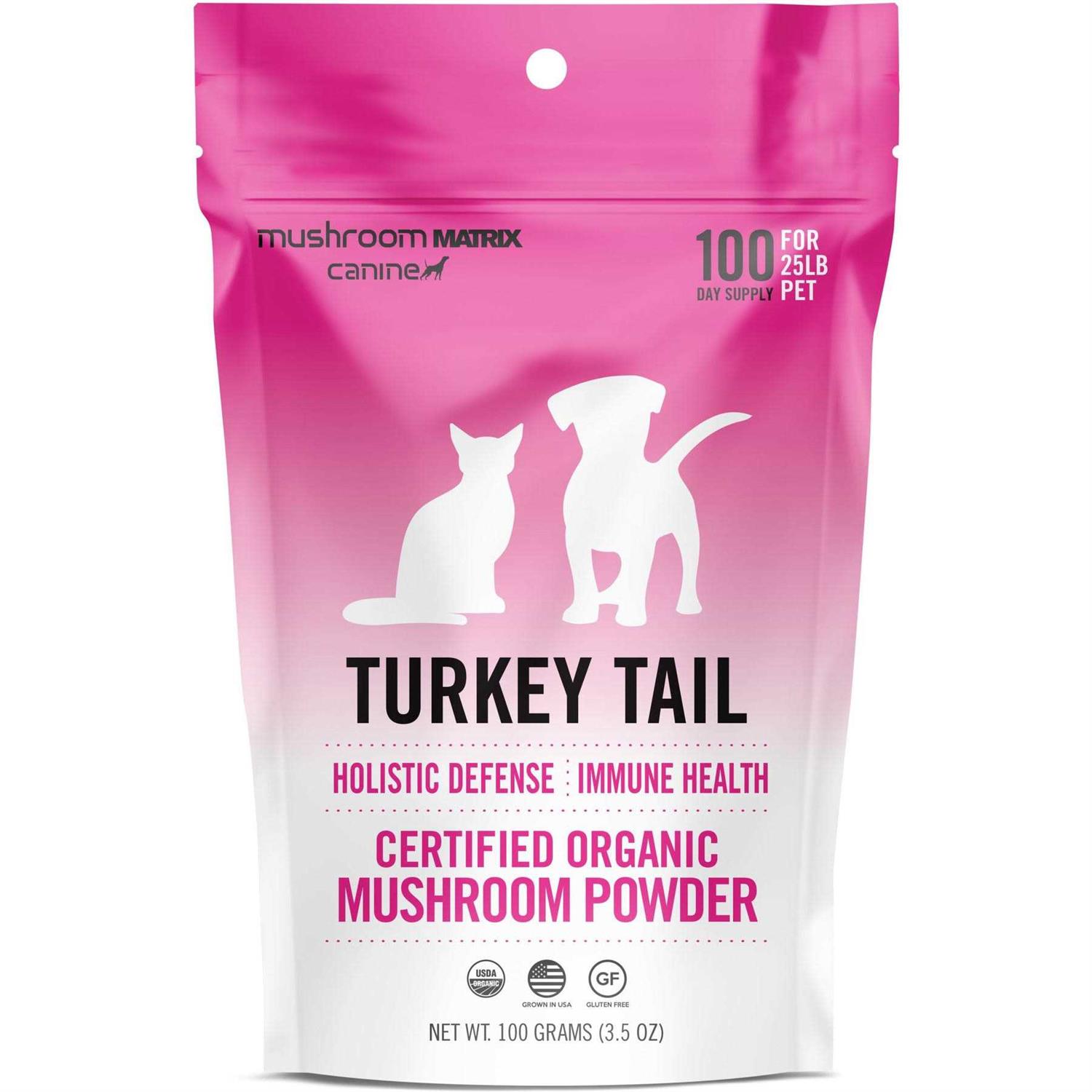 Canine Matrix Turkey Tail Mushroom Supplement - Healthber