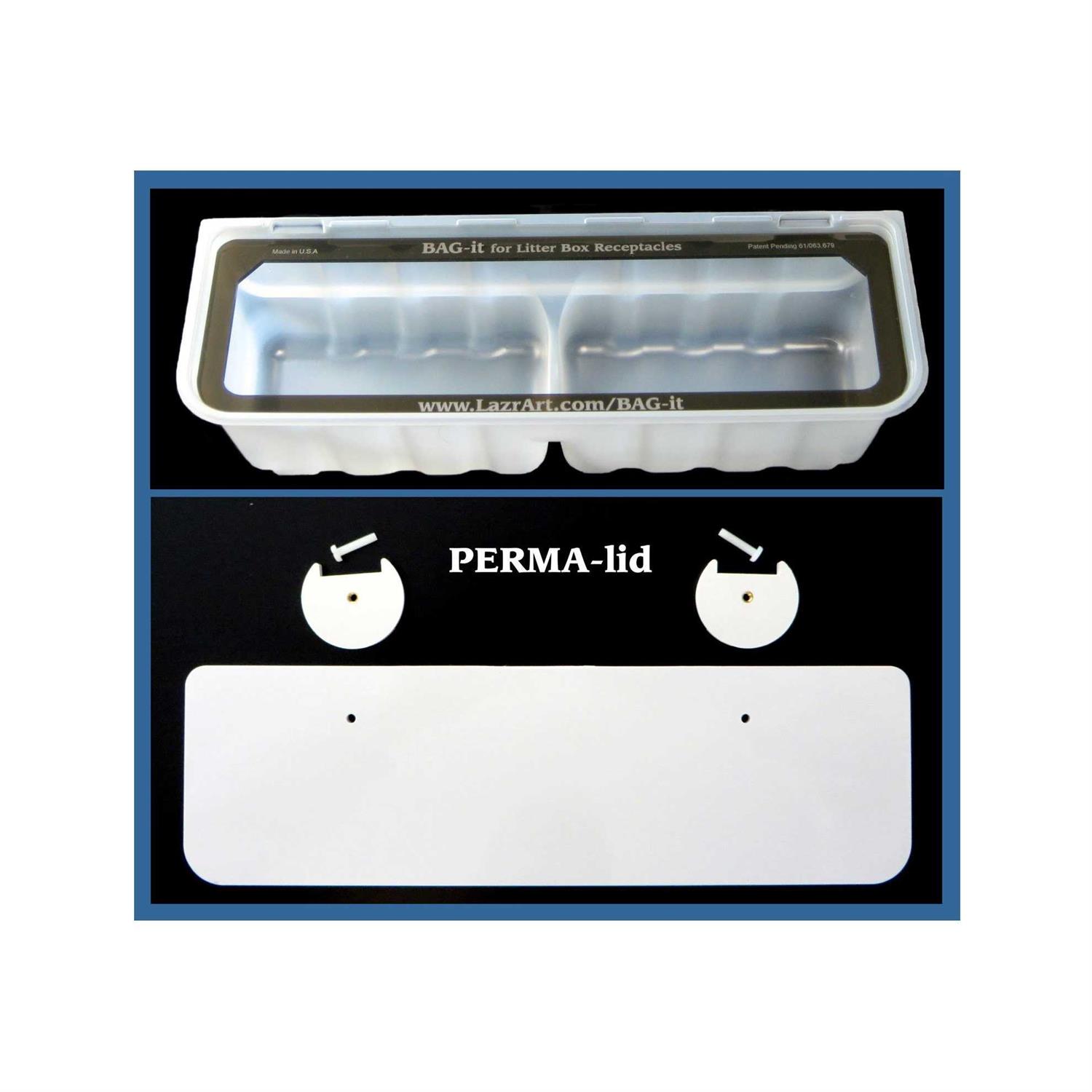 BAG-it Classic with PERMA-lid Combo for Older LitterMaid Receptacles - Healthber