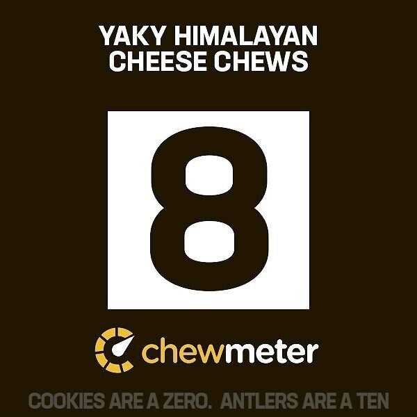 Chewmeter Himalayan Yaky Yak Cheese Dog Chew - Healthber