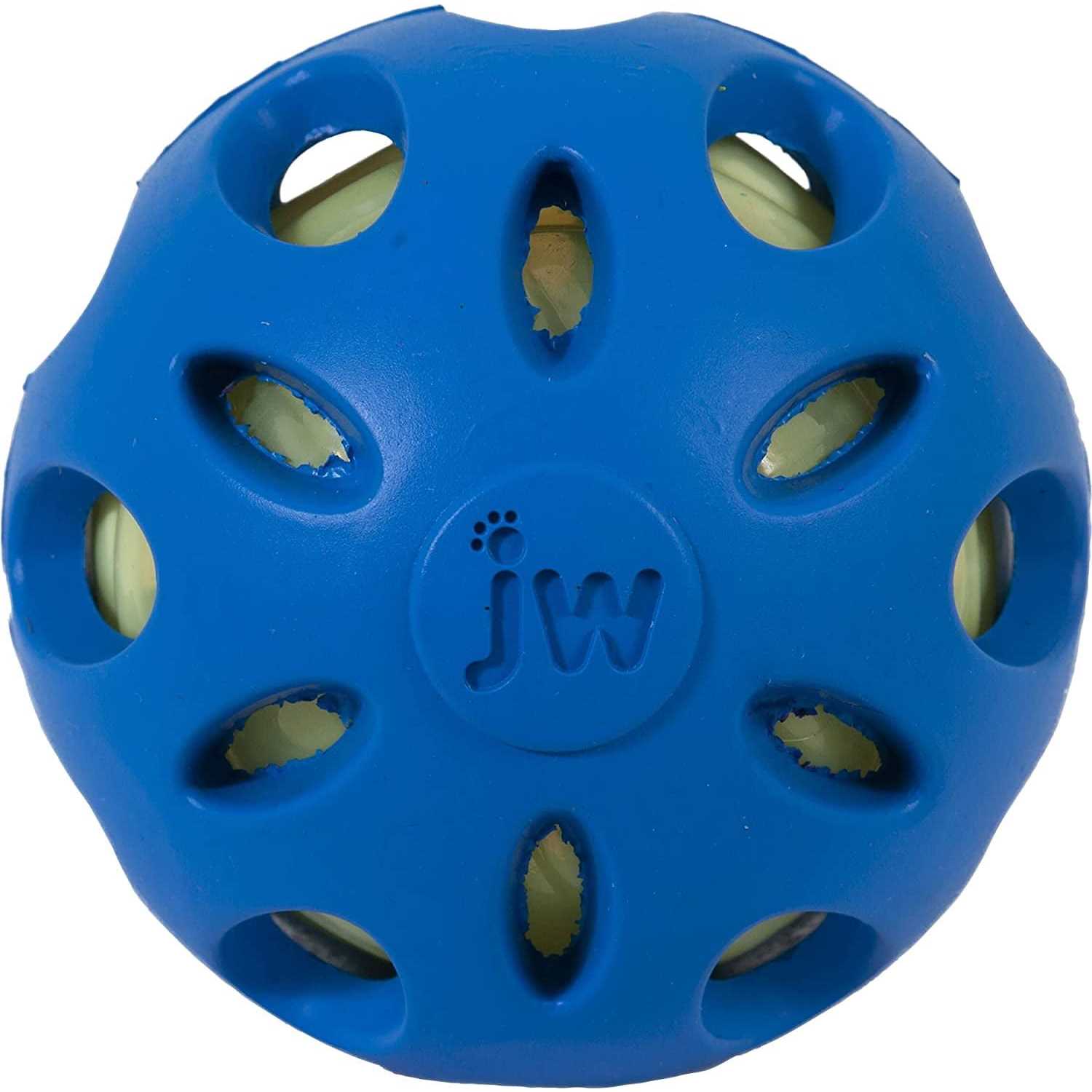 JW Pet Crackle Heads Ball Dog Toy - Healthber