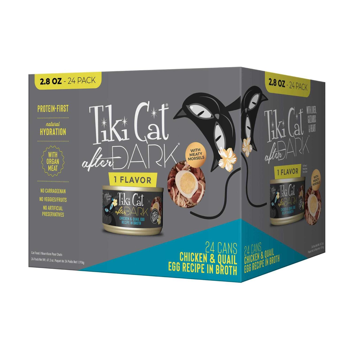 Tiki Cat After Dark Chicken & Quail Egg Grain-Free Wet Cat Food - Healthber