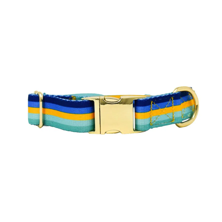 Pink Papyrus Milo Collar, Stripes - Healthber