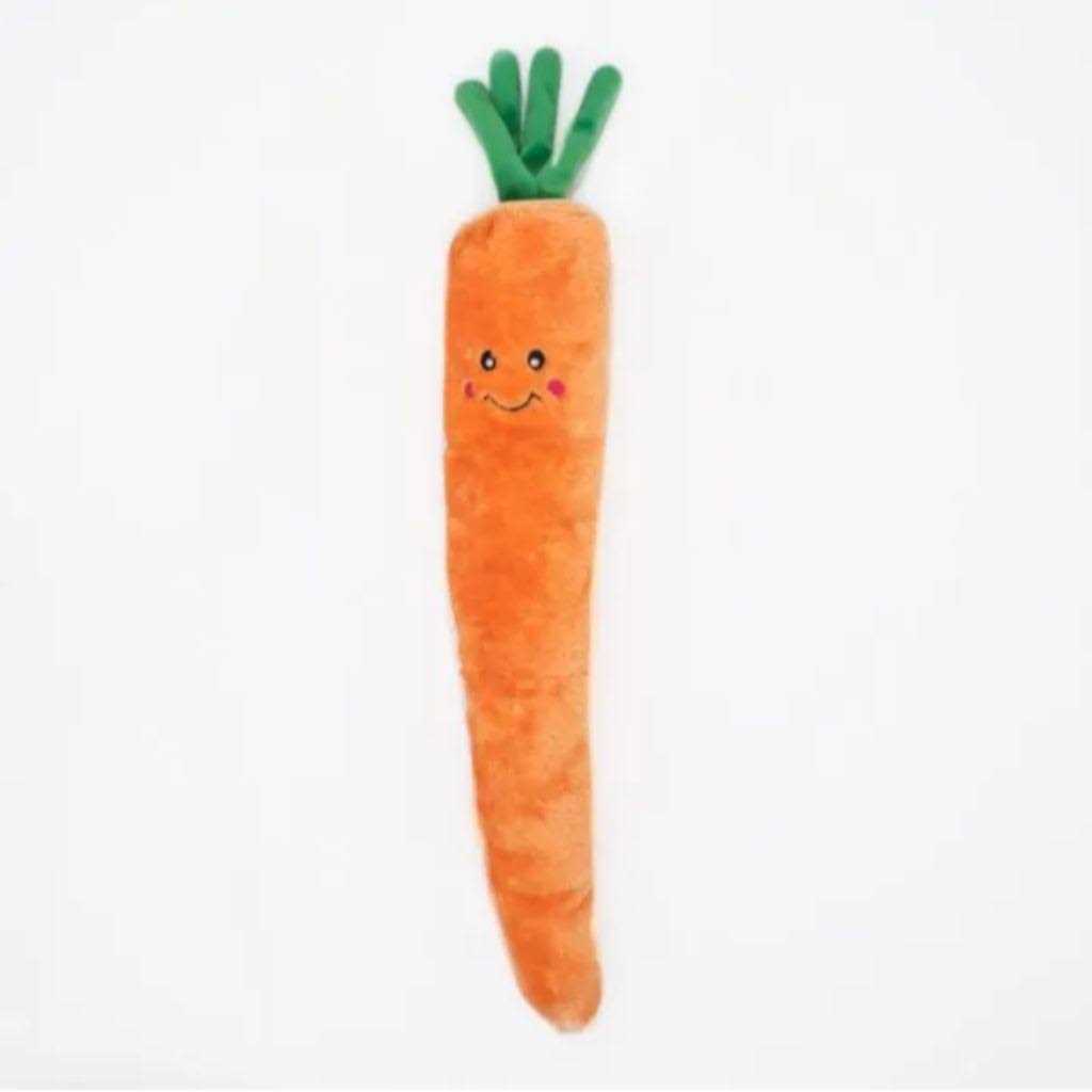 ZippyPaws Jigglerz Carrot Dog Toy - Healthber