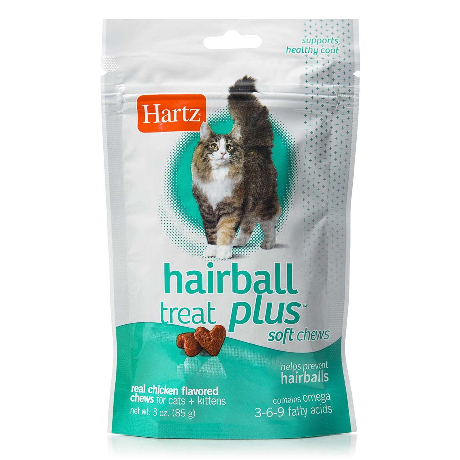 Hartz Hairball Remedy Plus Soft Chews - Healthber