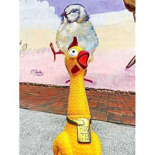 Animolds A Giant screaming Chicken the Hug Me squeaky Chicken Toy - Healthber