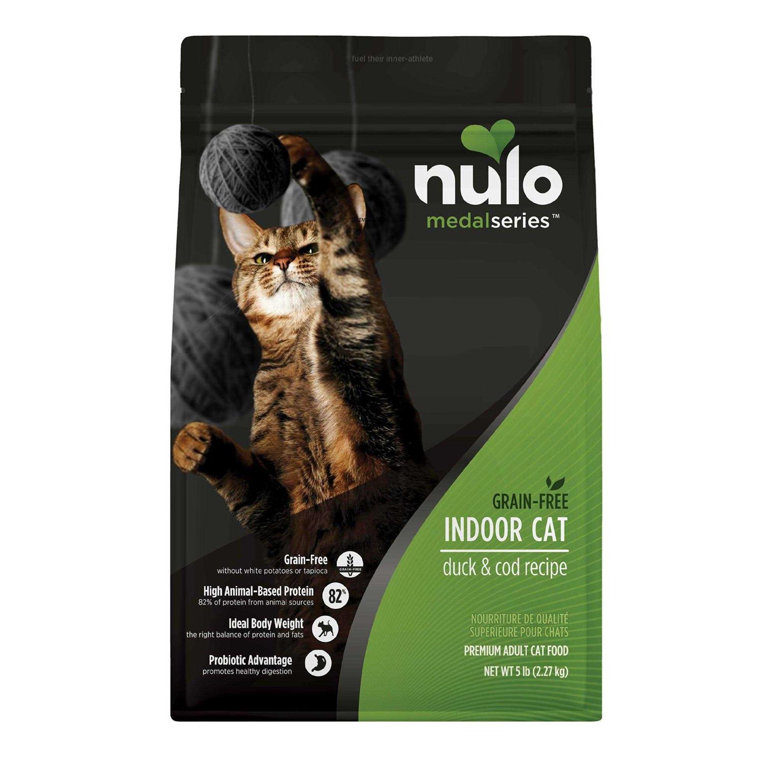 Nulo Grain Free Duck & Cod MedalSeries Adult Cat Dry Food - Healthber