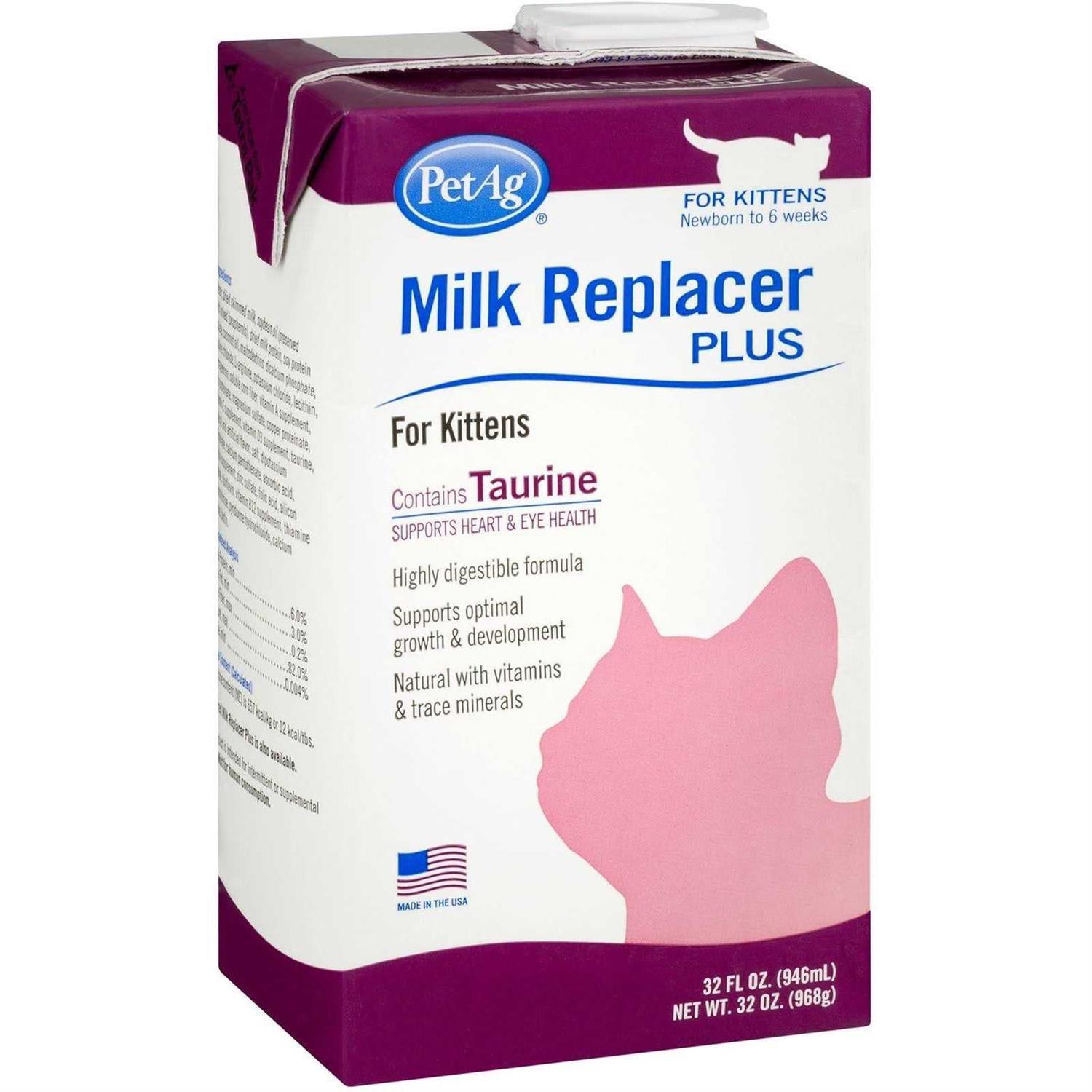 Pet-ag Milk Replacer Plus Liquid for Cats and Kittens - Healthber