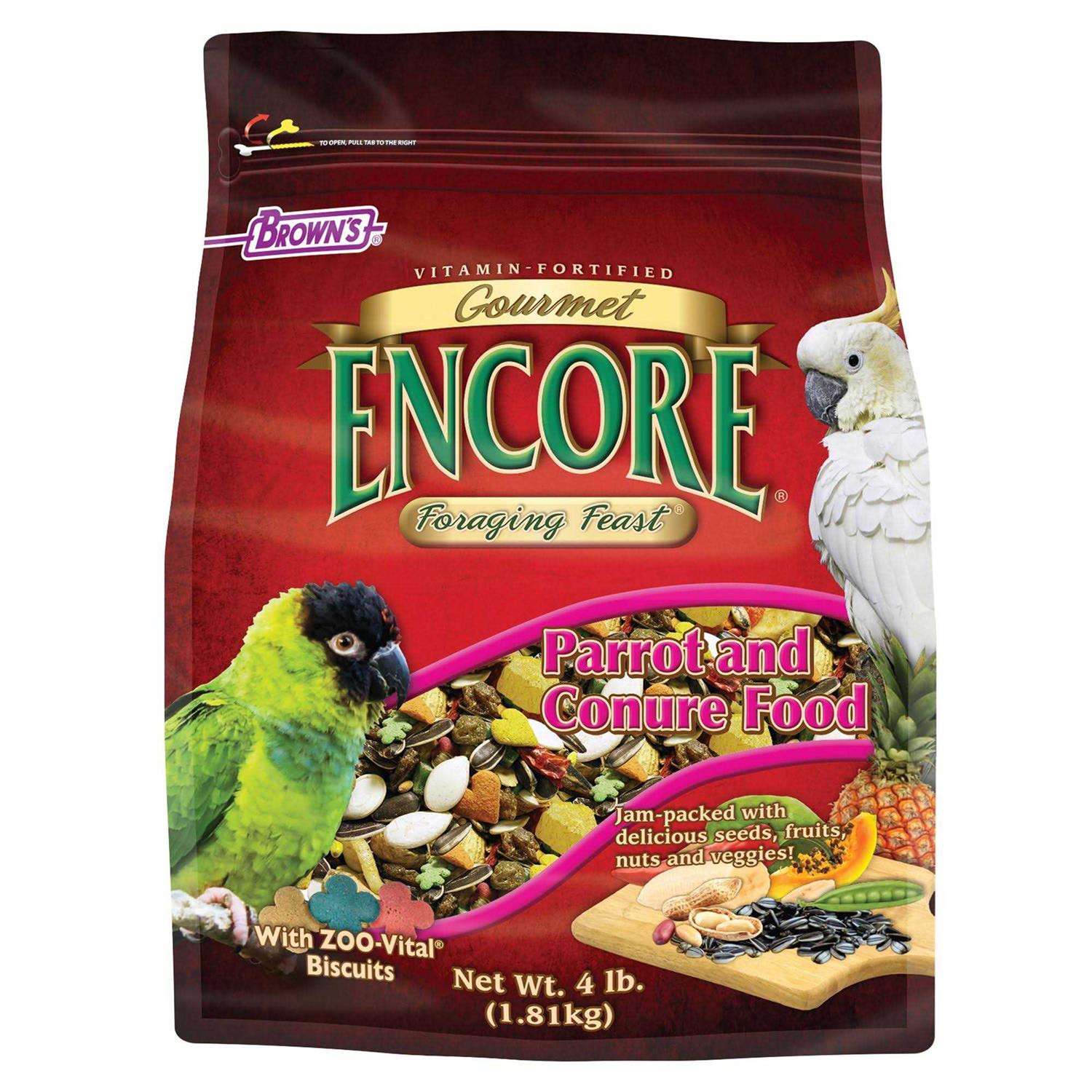 Encore Gourmet Foraging Feast Parrot Food - Healthber