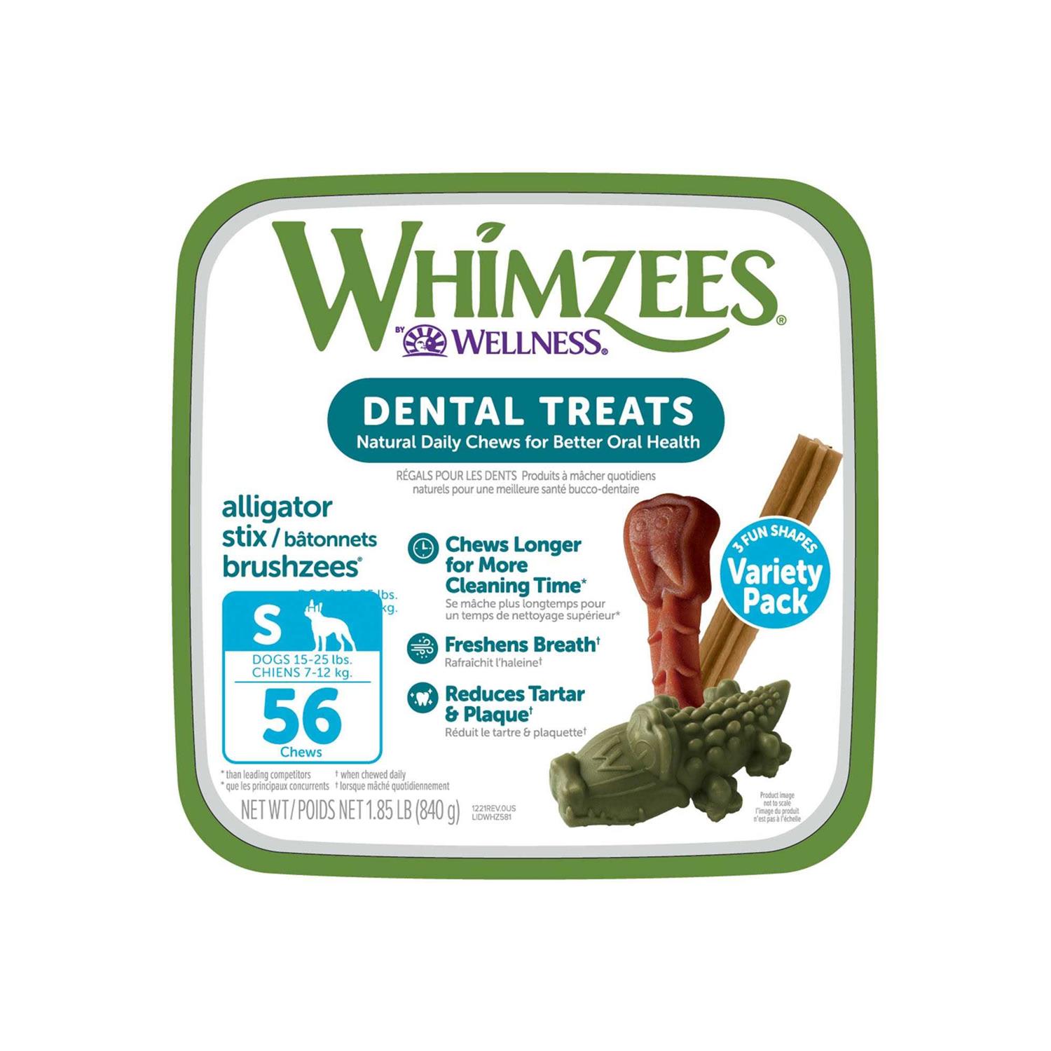 Whimzees Variety Pack Dental Dog Treats Small - Healthber